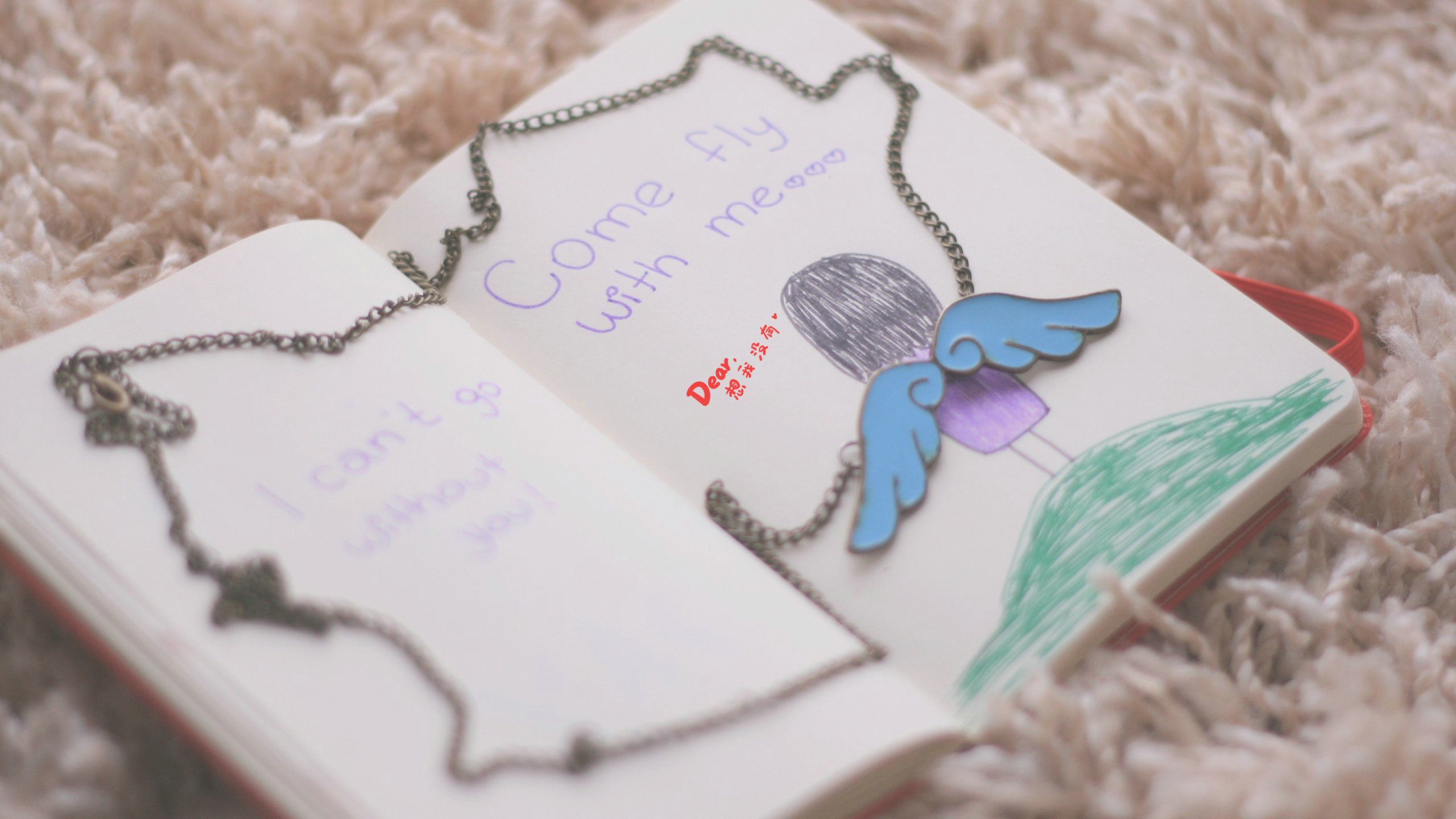 爱情美图,唯美温馨,天使,浪漫,日记情人节