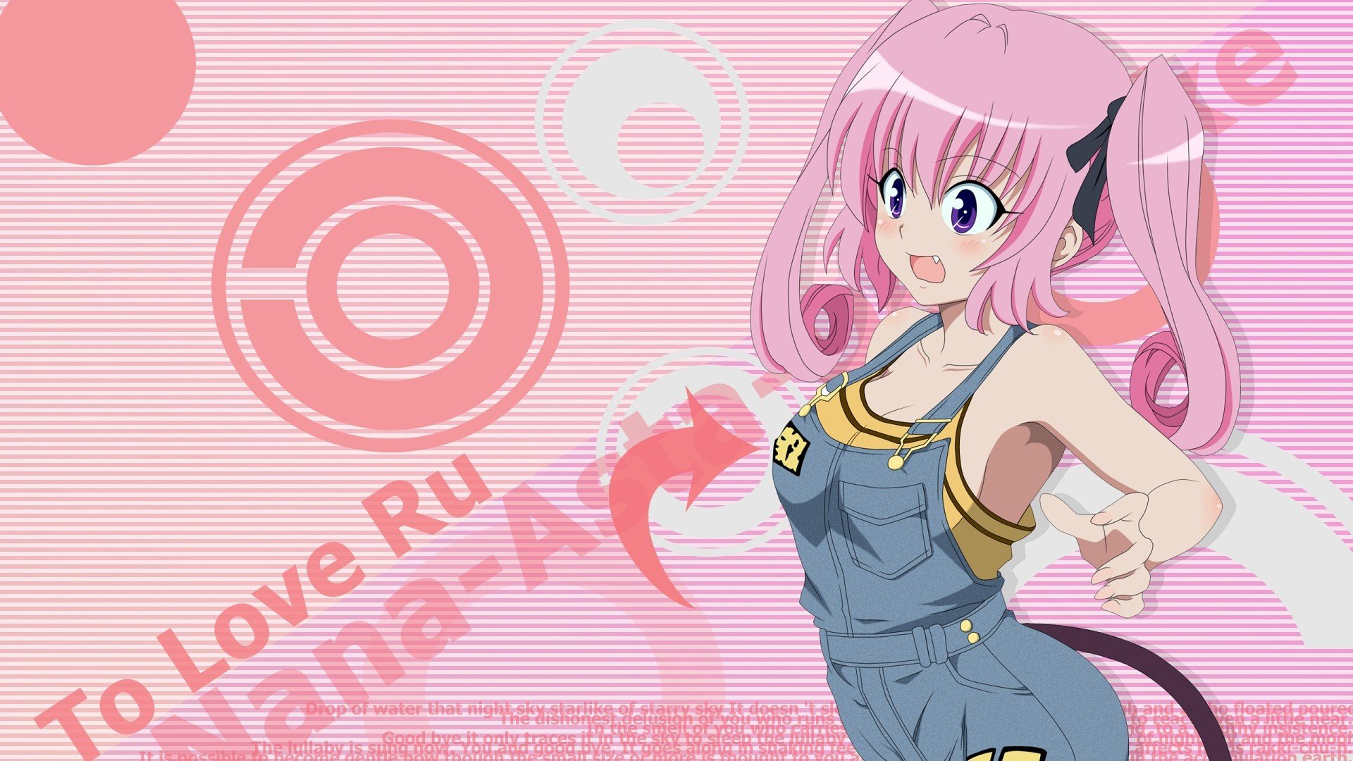 动漫,动漫少女,可爱,插画,粉色系,儿童桌面专用