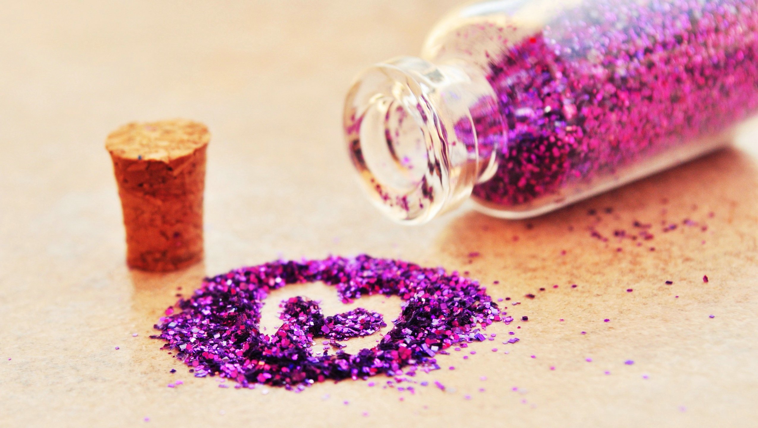 爱情美图,唯美温馨,五彩,爱心,许愿瓶,爱你