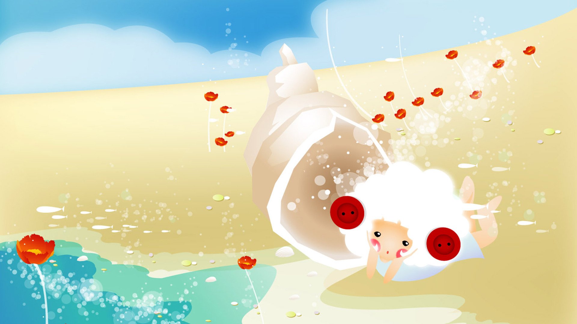 小清新,温馨一刻,1月30日,儿童桌面专用