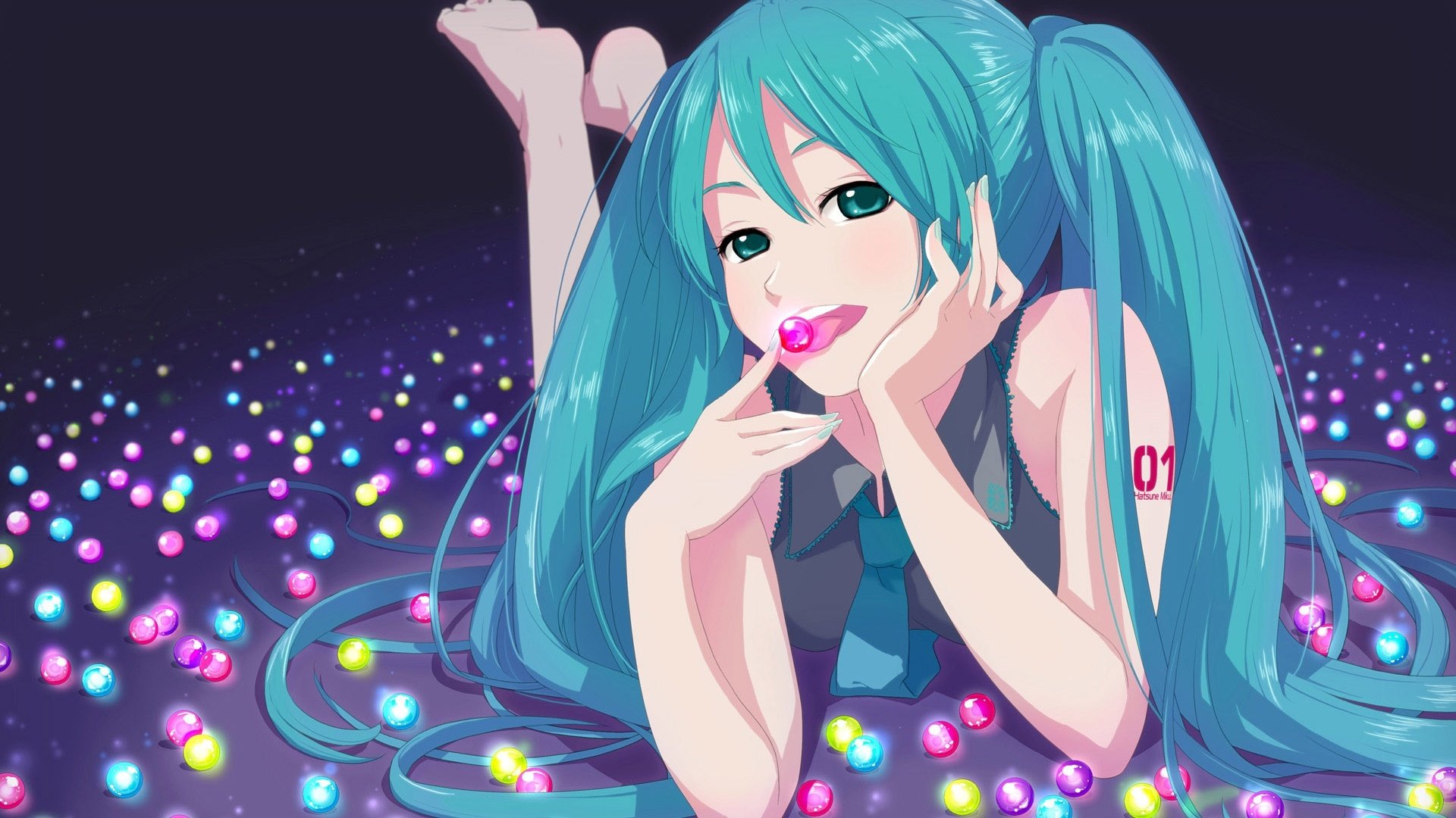 动漫,动漫少女,插画,可爱,初音,儿童桌面专用