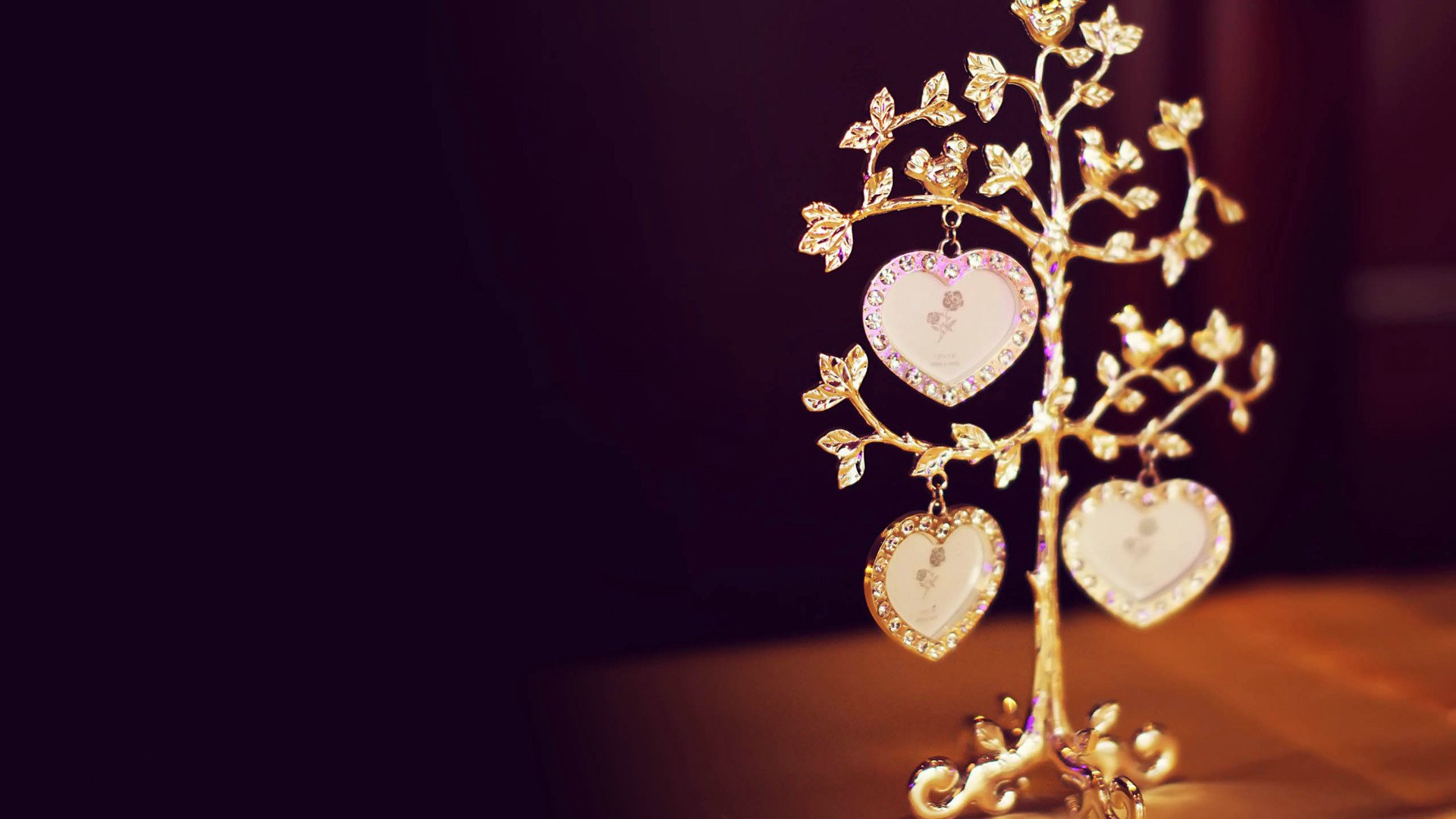 爱情美图,唯美温馨,树,爱心