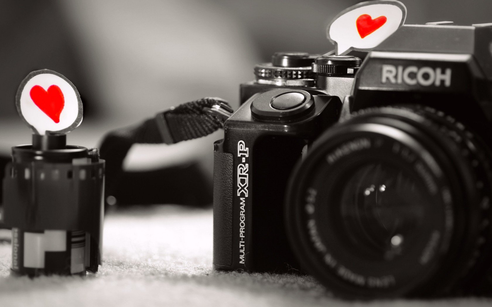 爱情美图,唯美温馨,相机的爱情