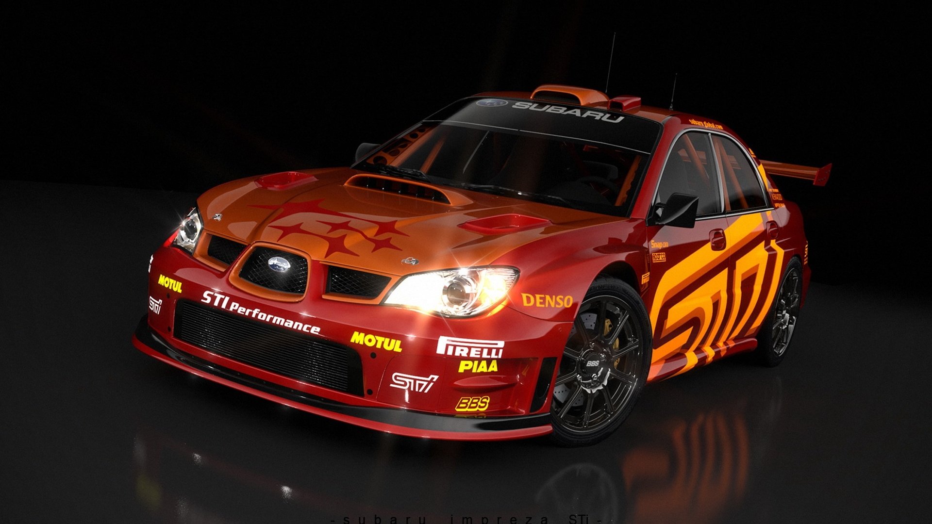 汽车,超跑,改装车,斯巴鲁,儿童桌面专用