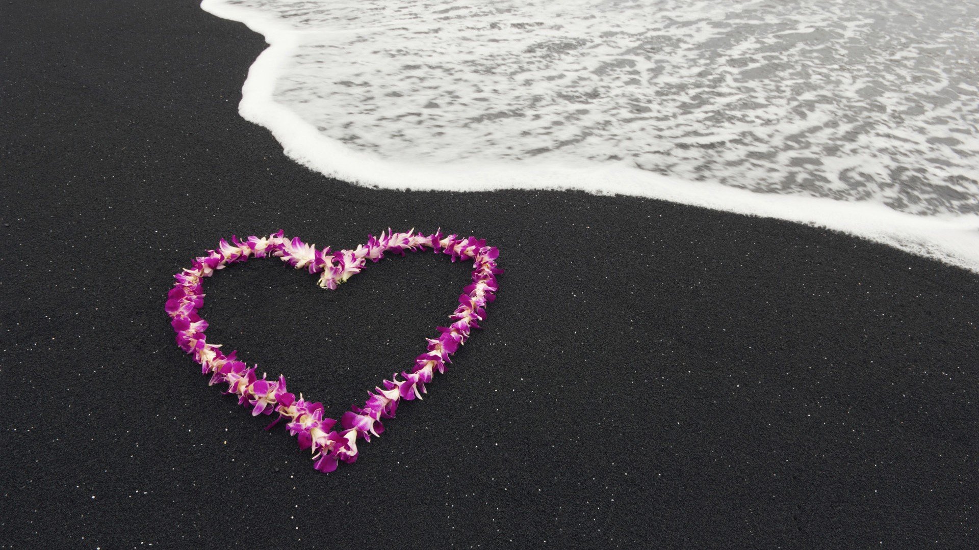 爱情美图,唯美温馨,玫瑰,love,海滩