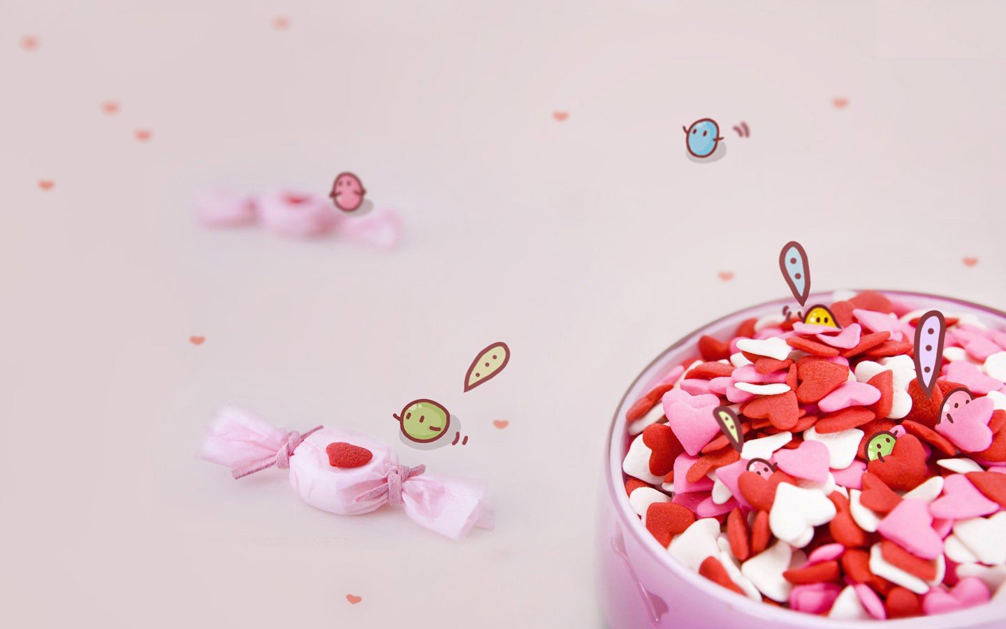 爱情美图,唯美创意,糖果,爱心,可爱