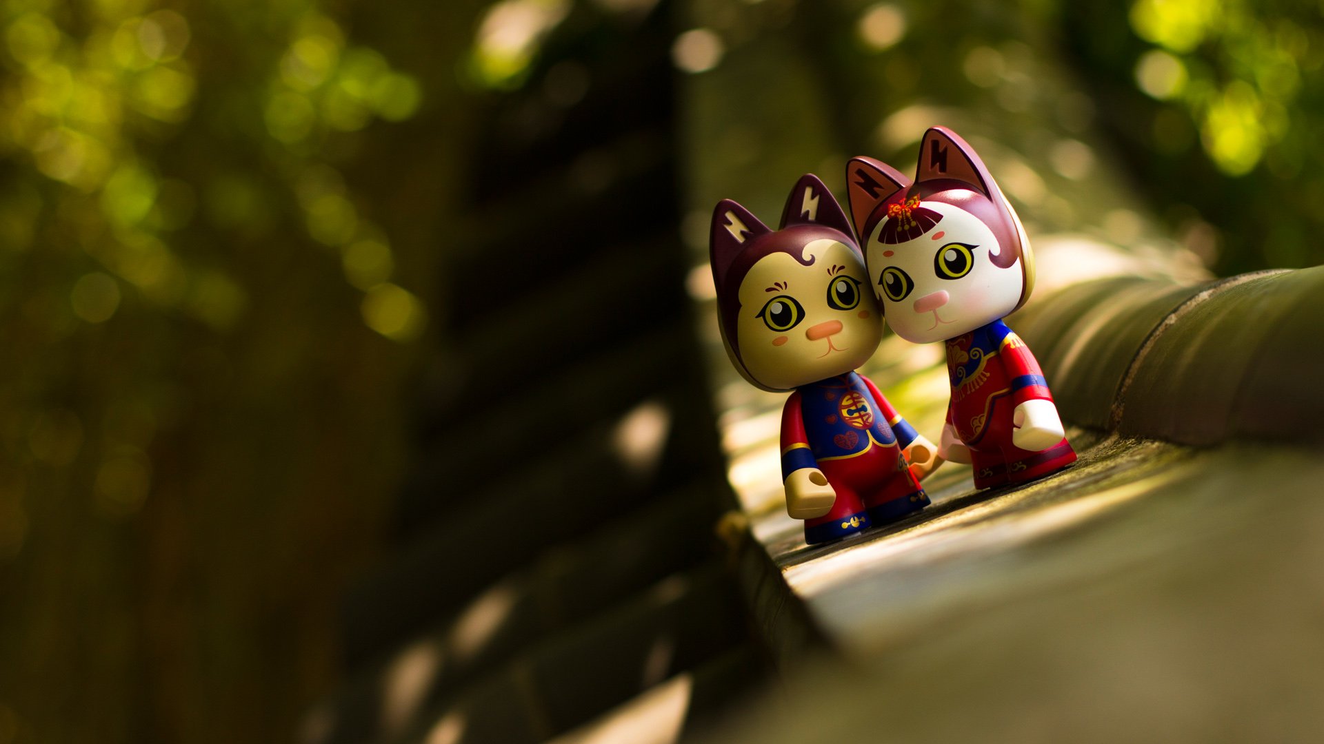 爱情美图,唯美温馨,猫无双,在一起