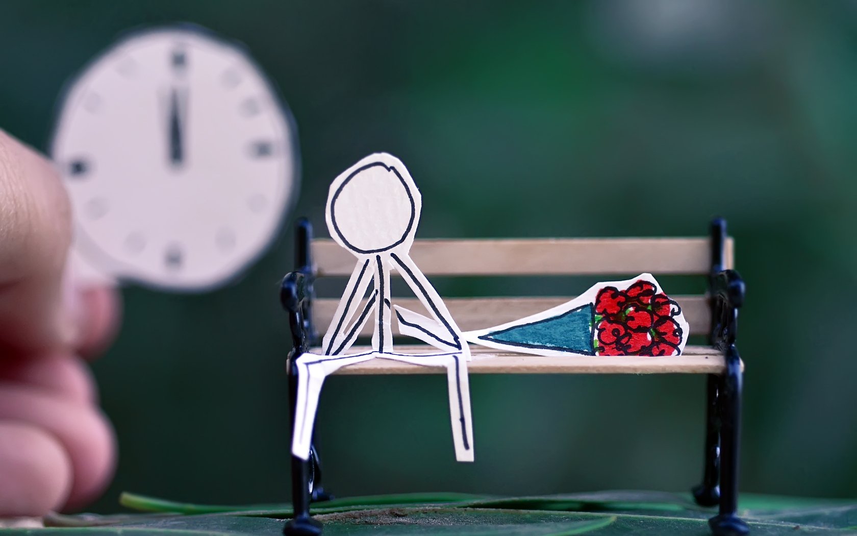 爱情美图,唯美温馨,等待