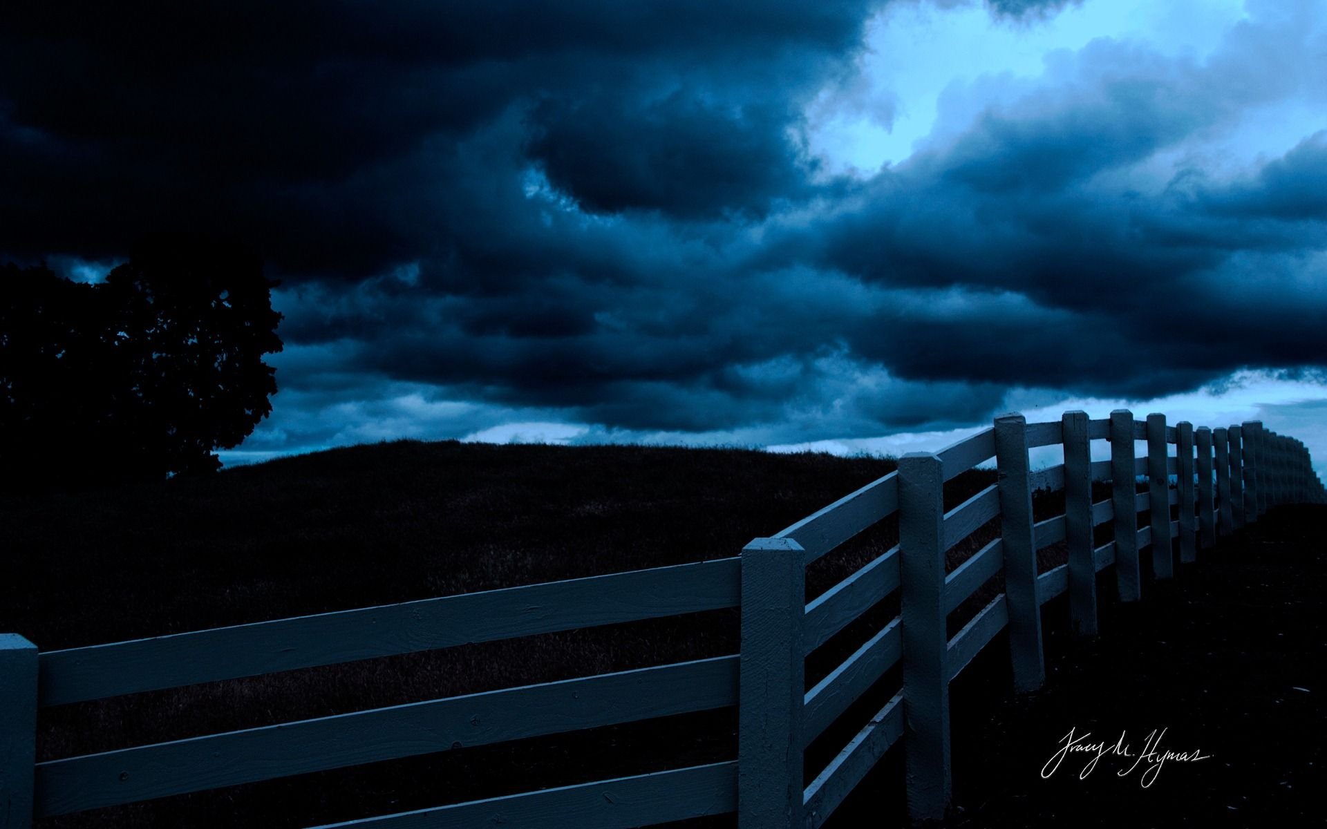 风景,落日余晖,儿童桌面专用