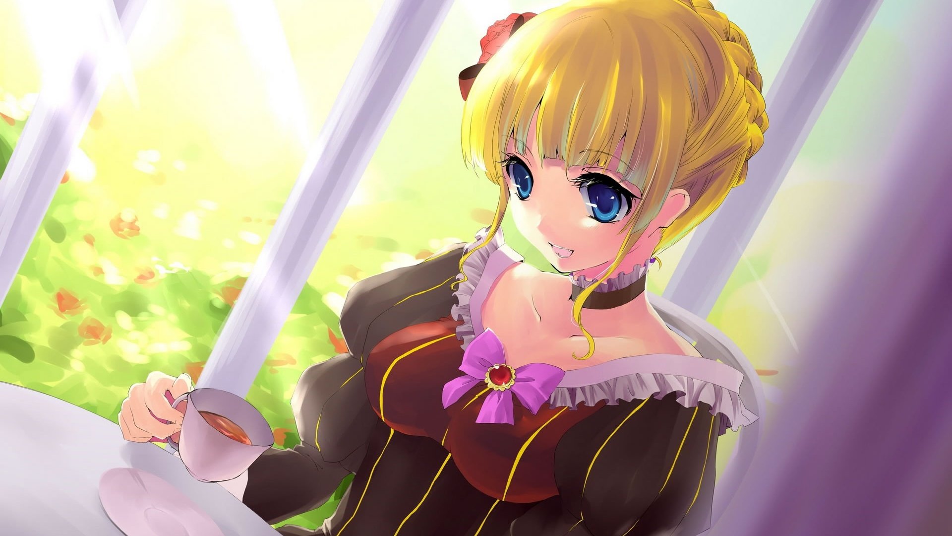 动漫,动漫少女,插画,可爱,公主,儿童桌面专用