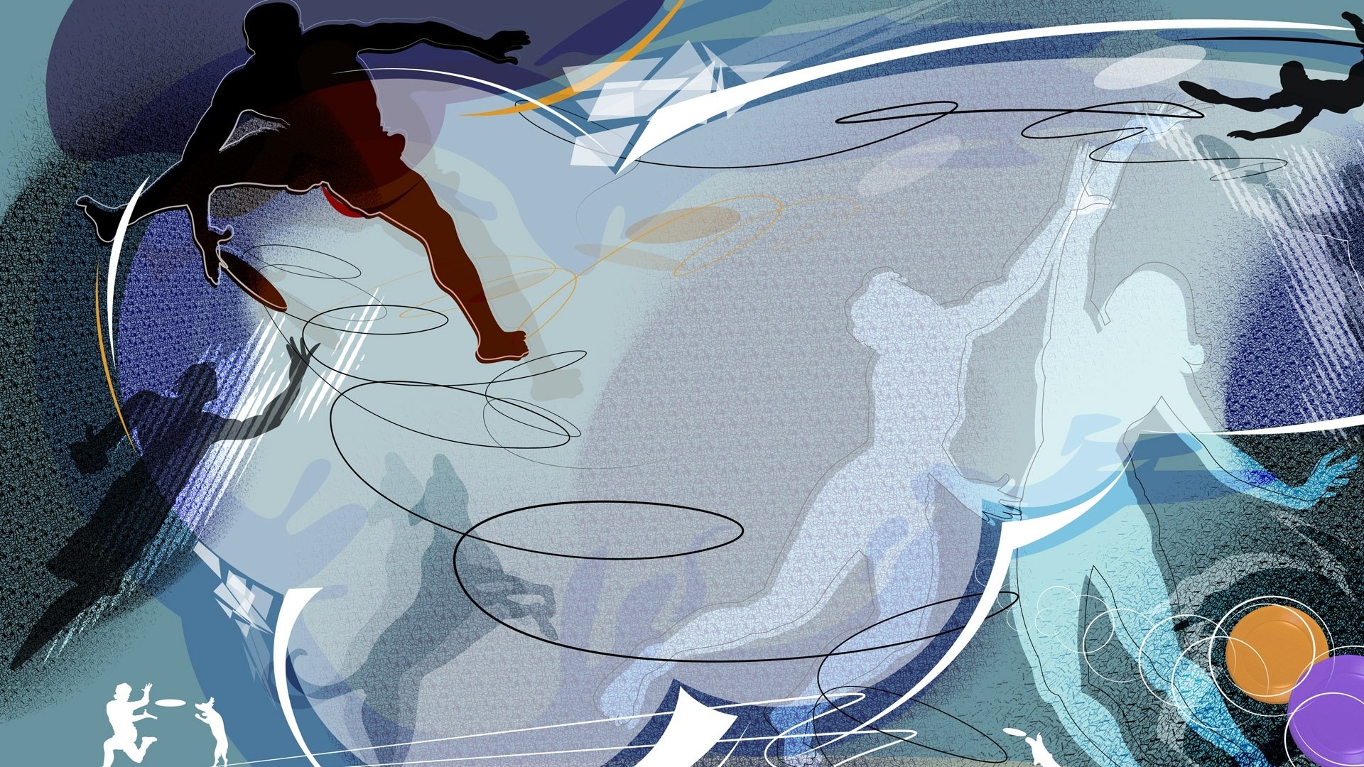 体育,运动项目,飞盘,卡通版,手绘