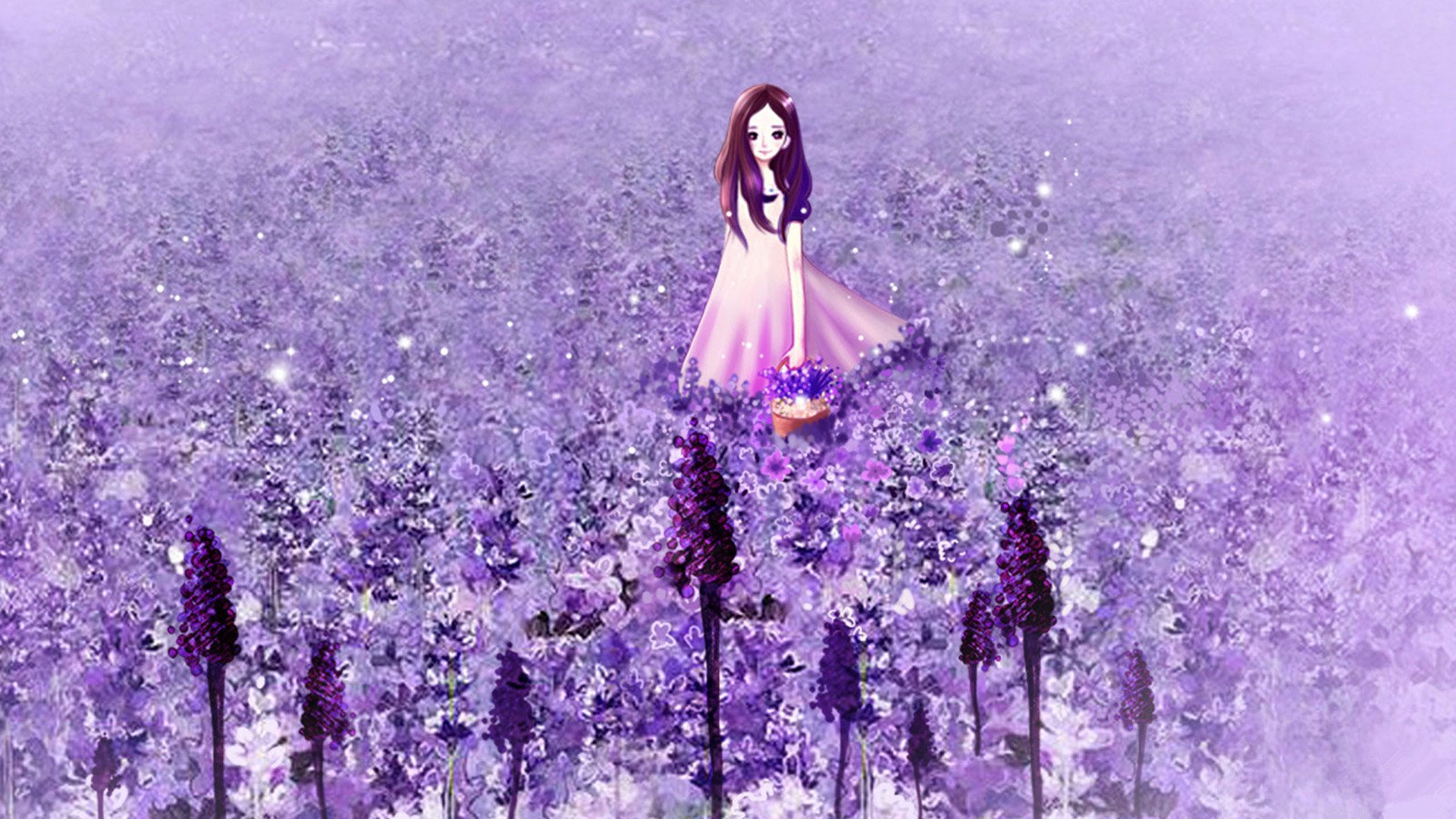 小清新,温馨一刻,薰衣草,1月17日,儿童桌面专用