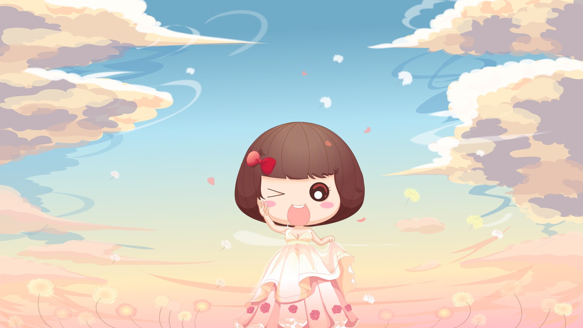 动漫,麦拉风,婚纱系列,儿童桌面专用