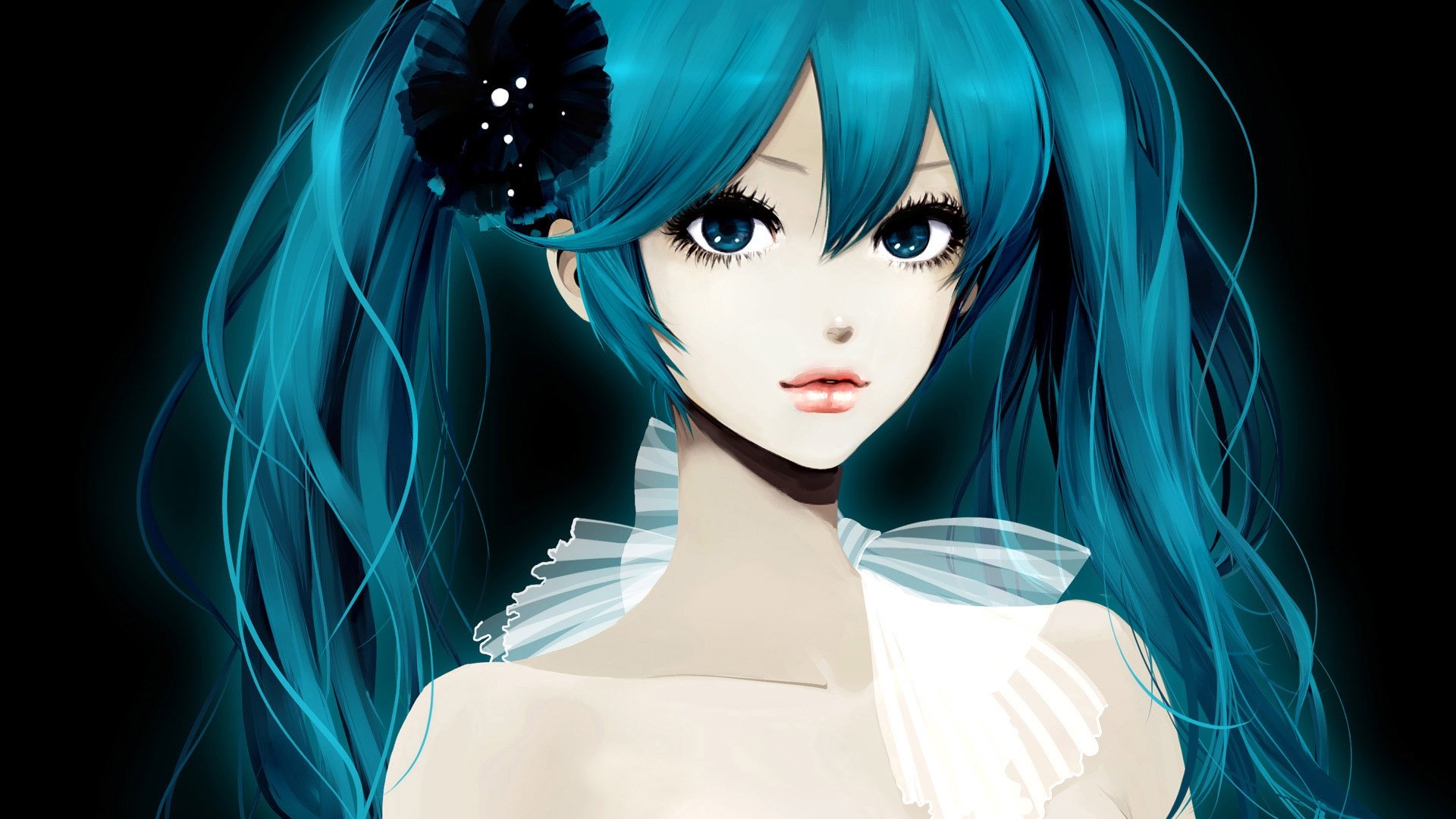 动漫,动漫少女,初音未来,歌手,儿童桌面专用