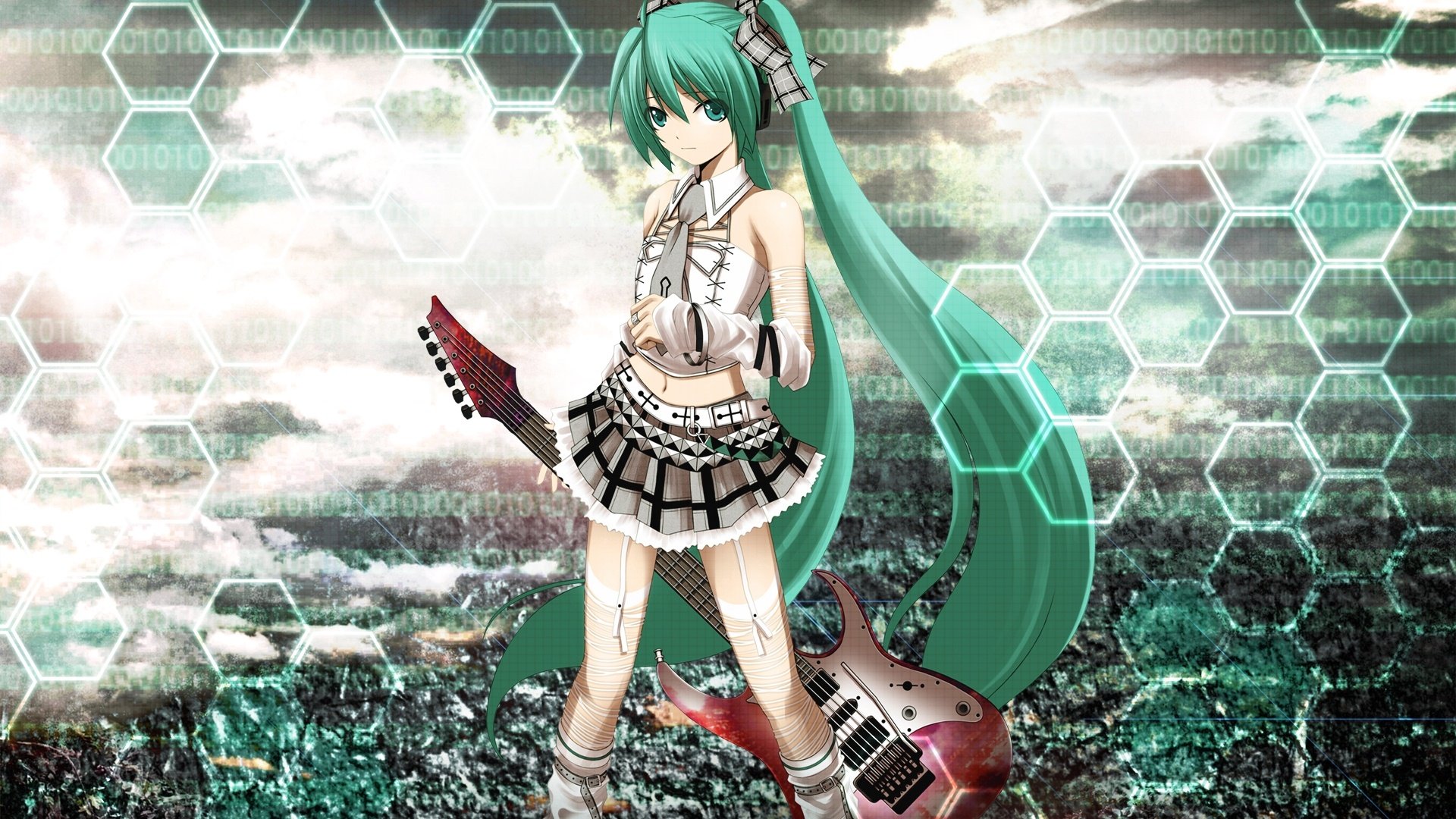 动漫,动漫少女,初音未来,歌手,儿童桌面专用