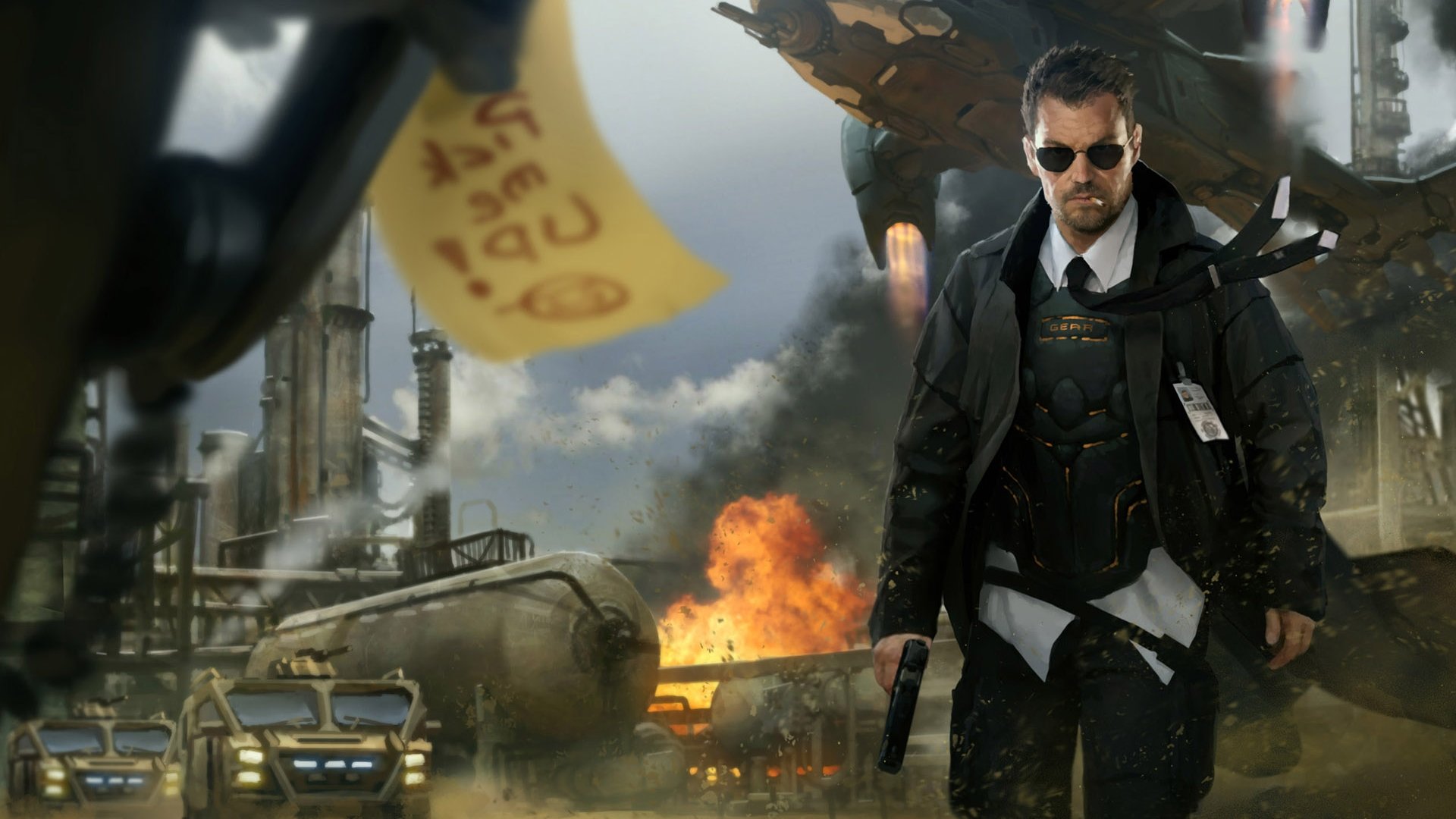 游戏,游戏角色,插画,游戏场景,杀手