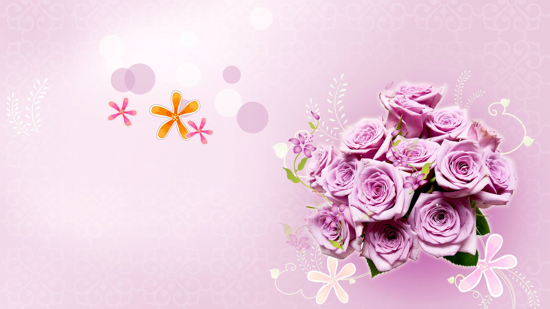 爱情美图,浪漫手绘,玫瑰