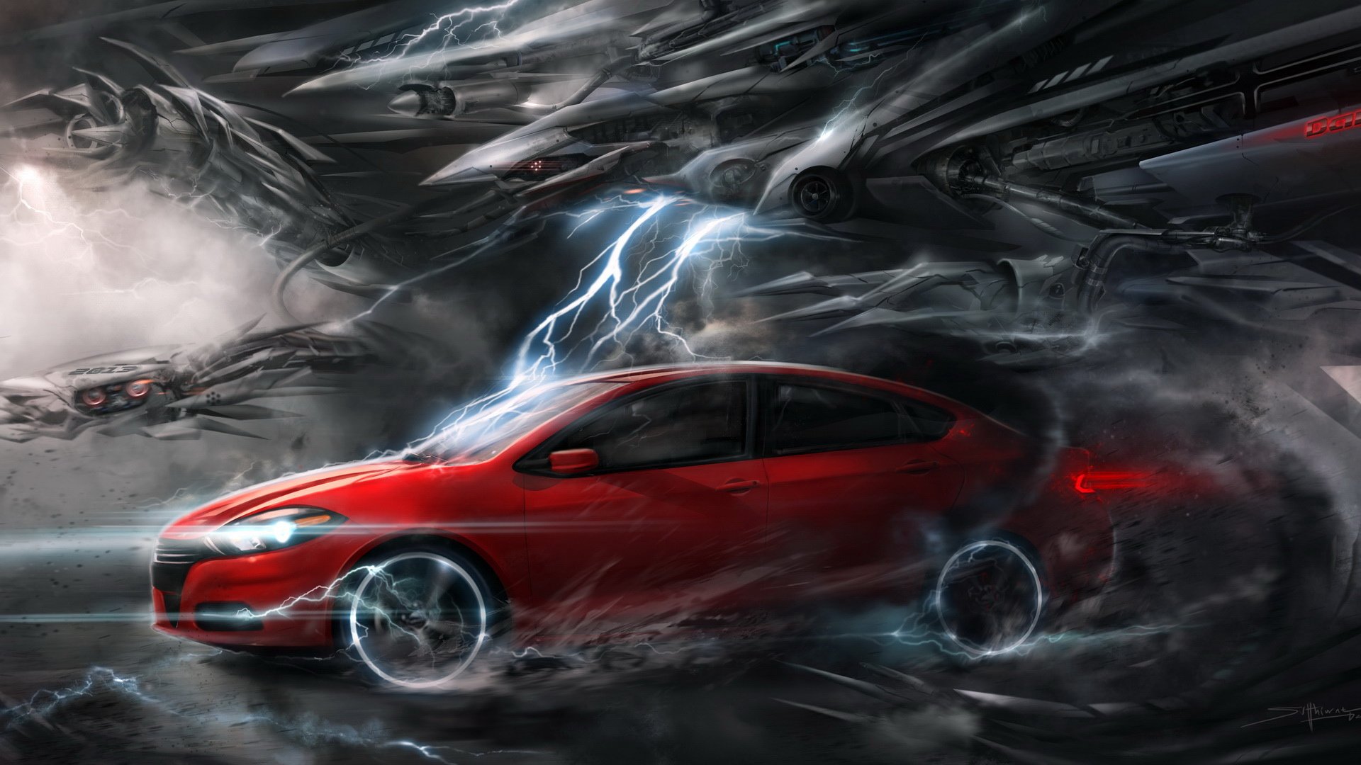 汽车,超跑,道奇,创意,儿童桌面专用