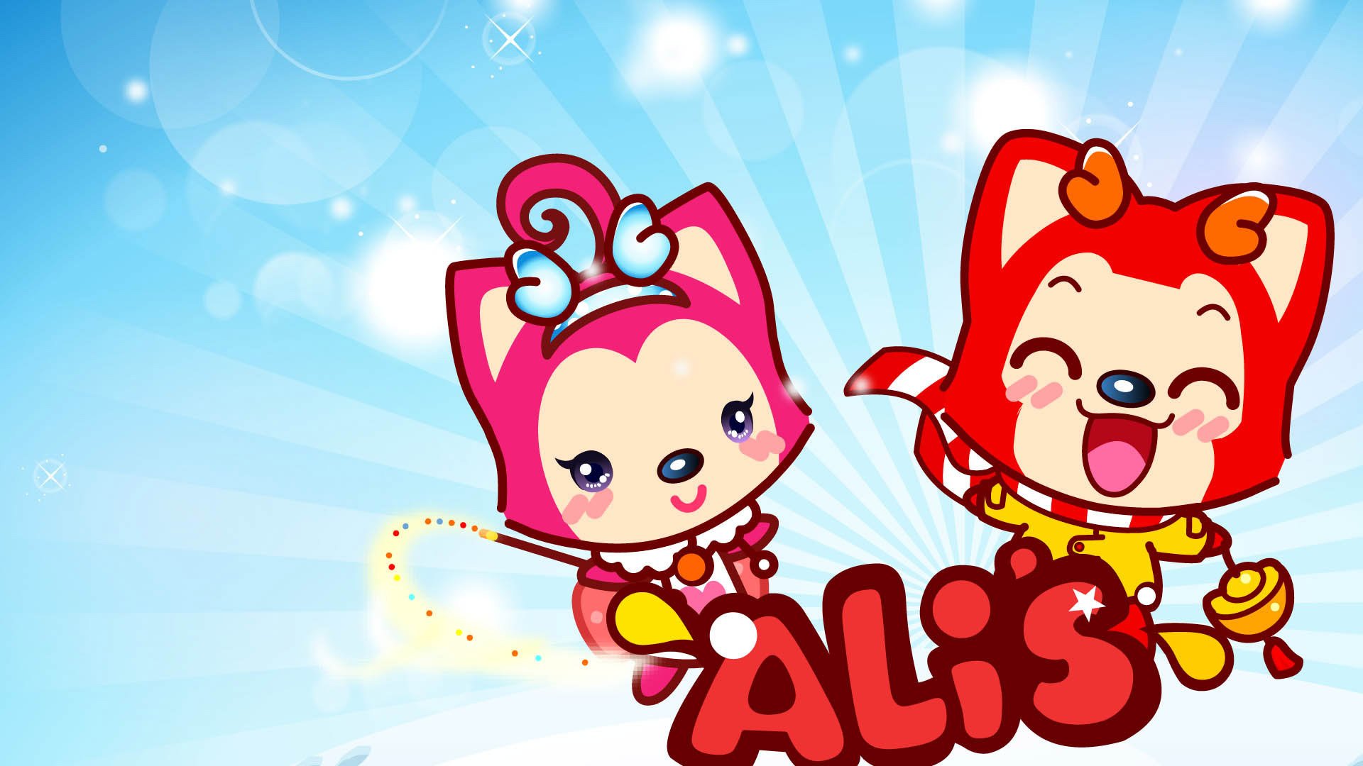 动漫,阿狸,ali,卡通,可爱,插画,手绘,浪漫,爱情,儿童桌面专用