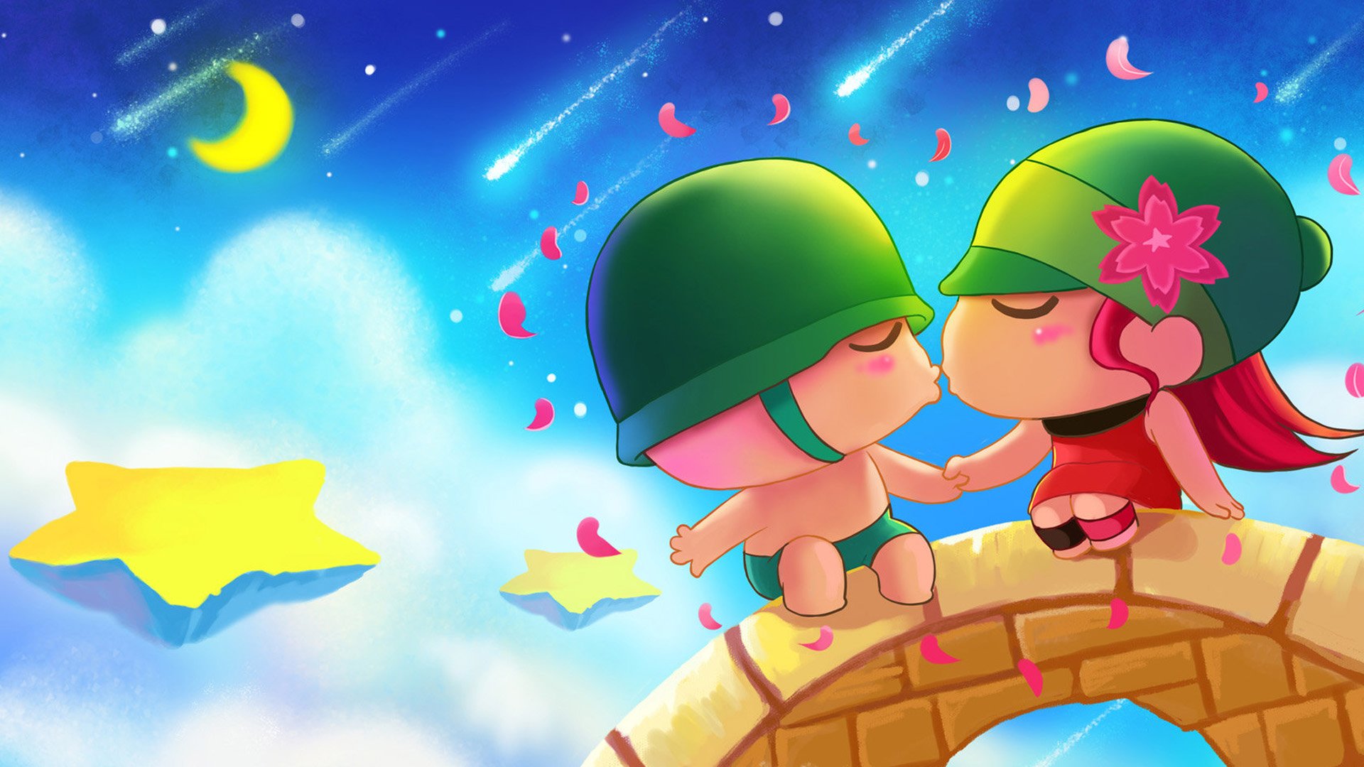 爱情美图,浪漫手绘,情人节,2月14日,炮炮兵