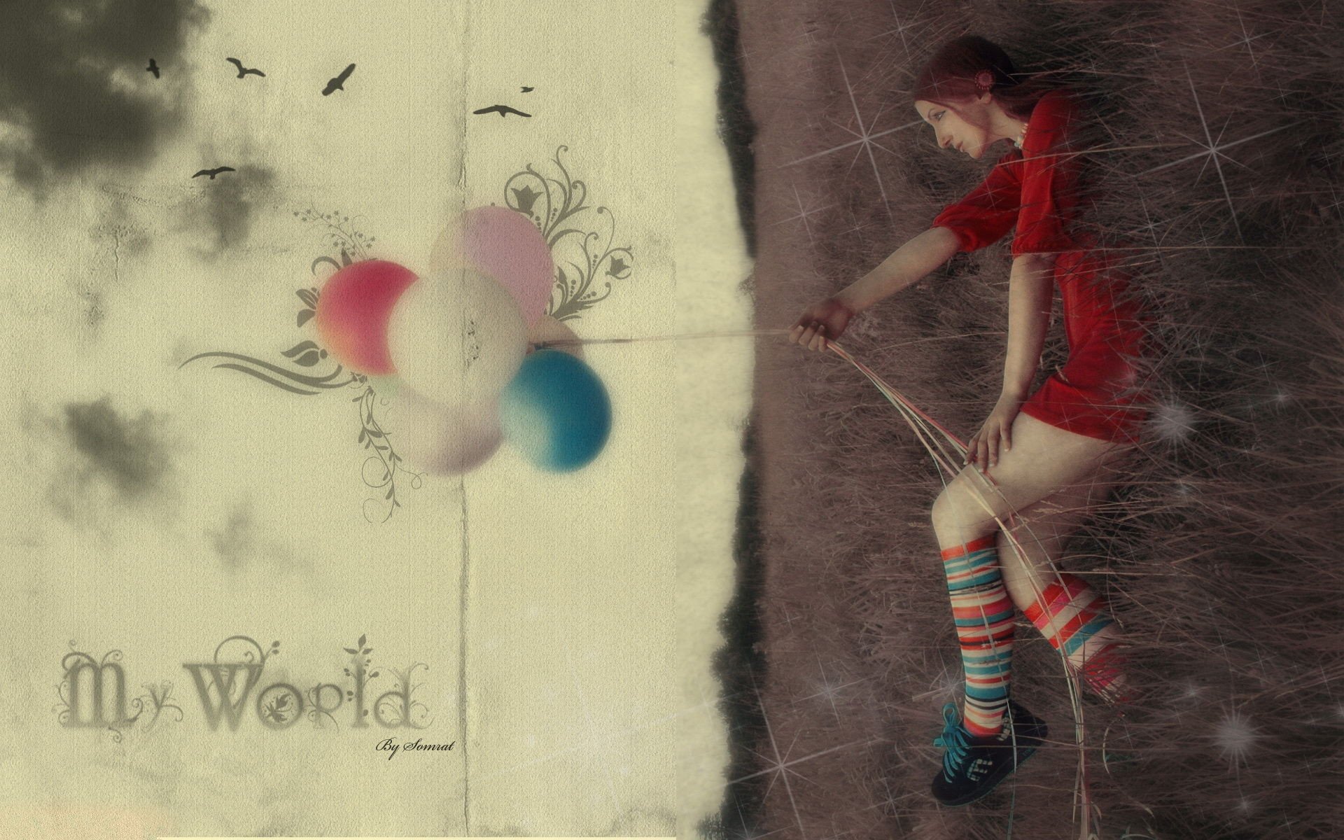 小清新,温馨一刻,女孩,2月25日,儿童桌面专用