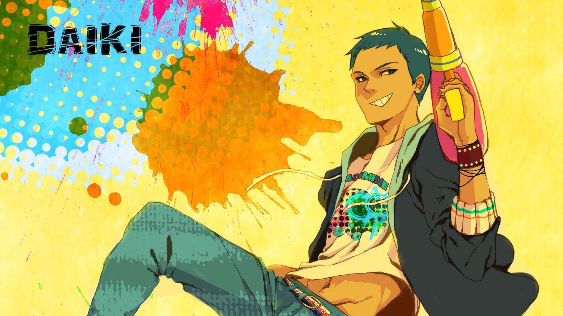 动漫,插画,手绘,黑子的篮球,青峰大辉,儿童桌面专用