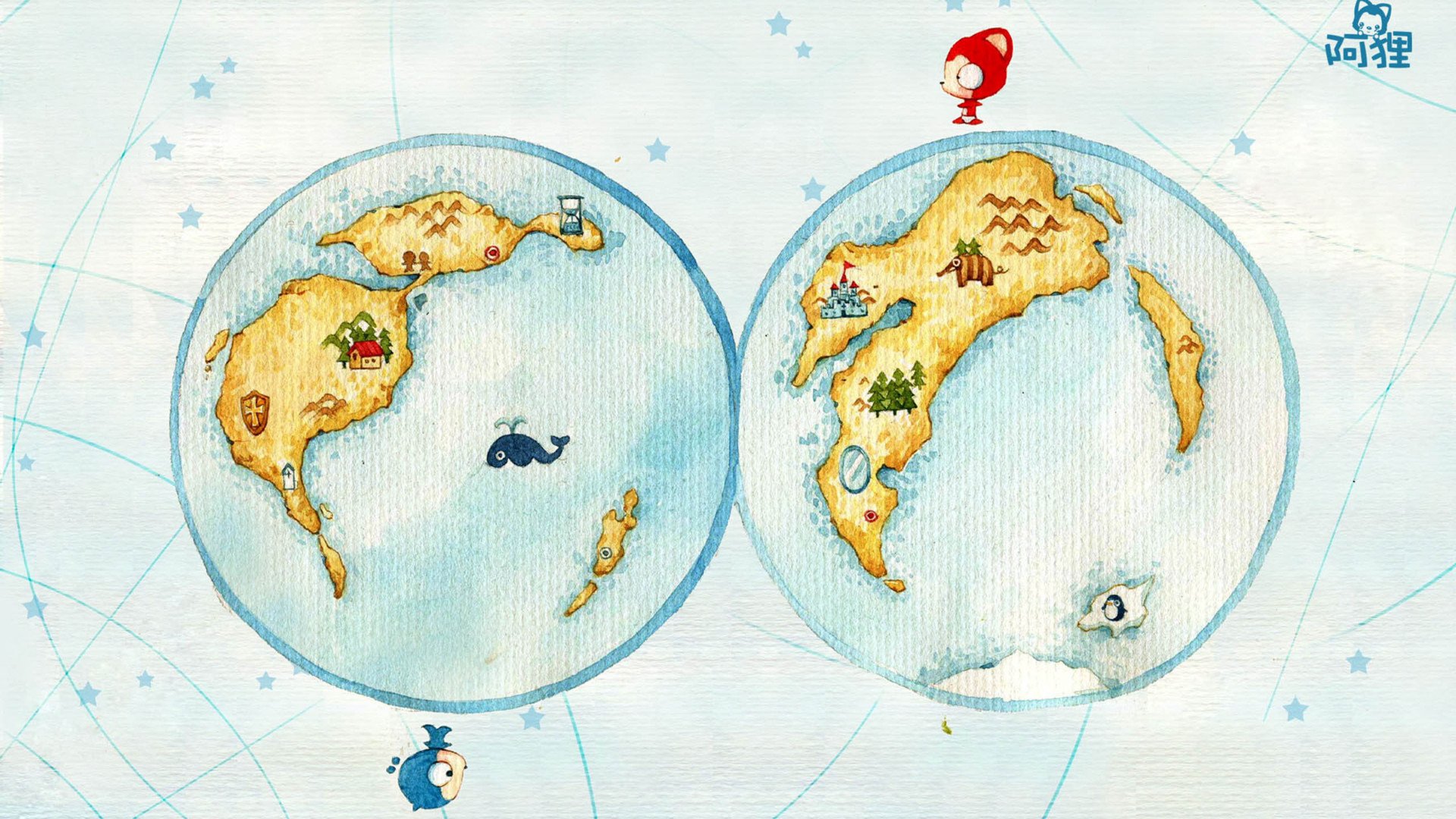 动漫,插画,手绘,阿狸,ali,原创,儿童桌面专用