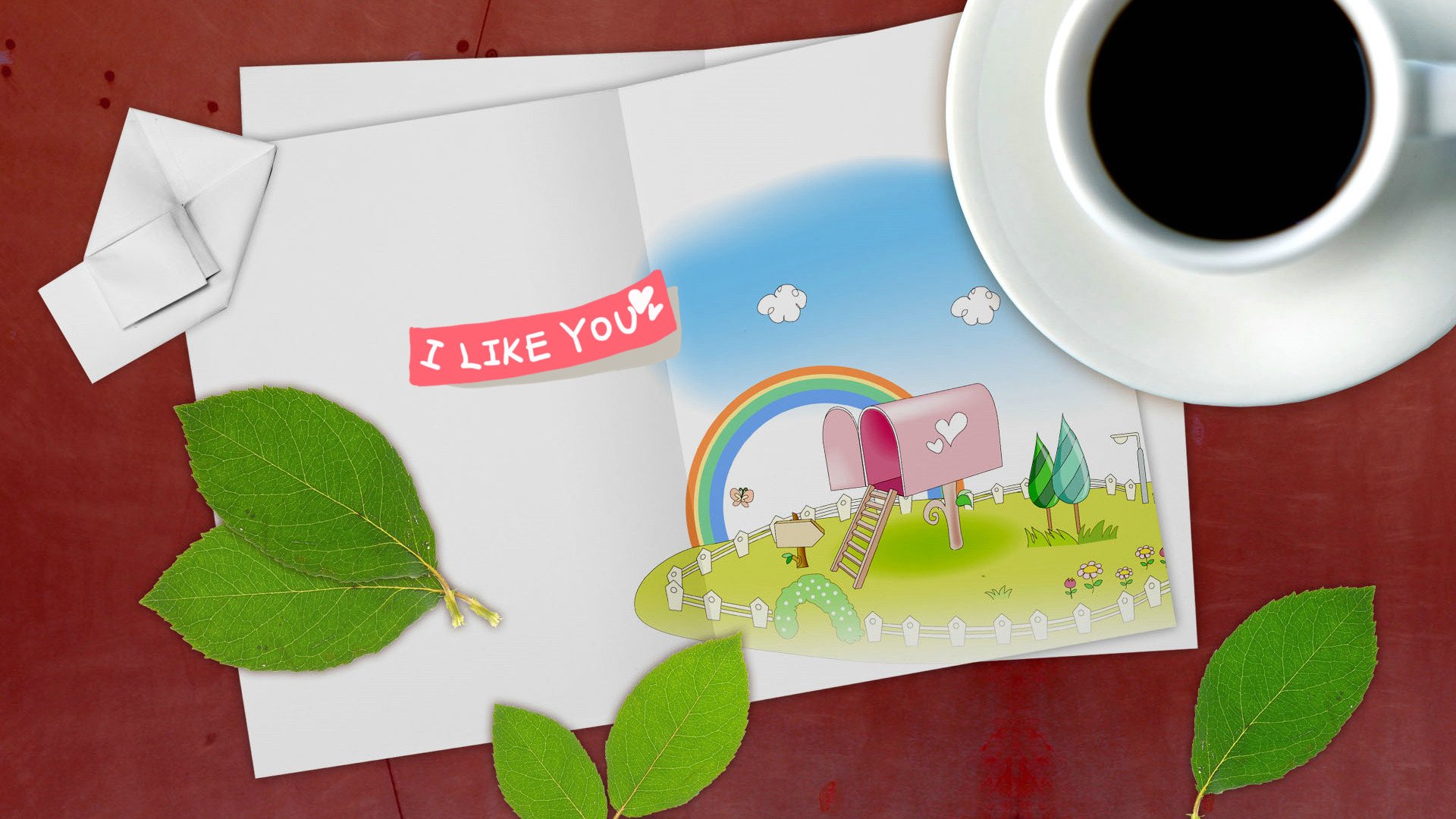 爱情美图,唯美温馨,爱心日记