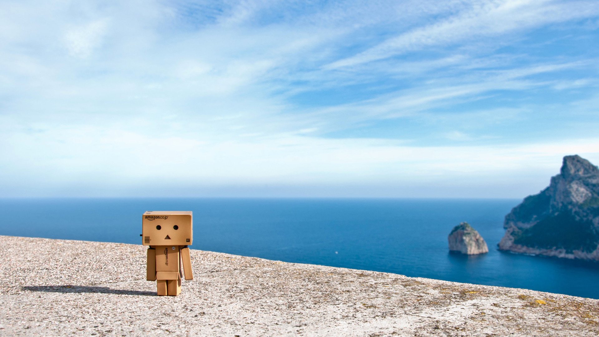 小清新,温馨一刻,纸箱人,2月11日,儿童桌面专用