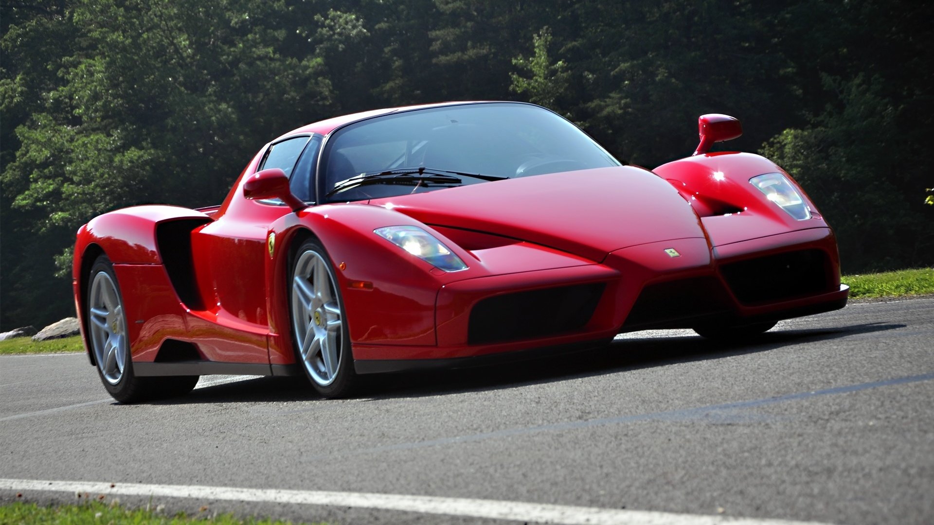 汽车,超跑,法拉利,恩佐,红色,儿童桌面专用