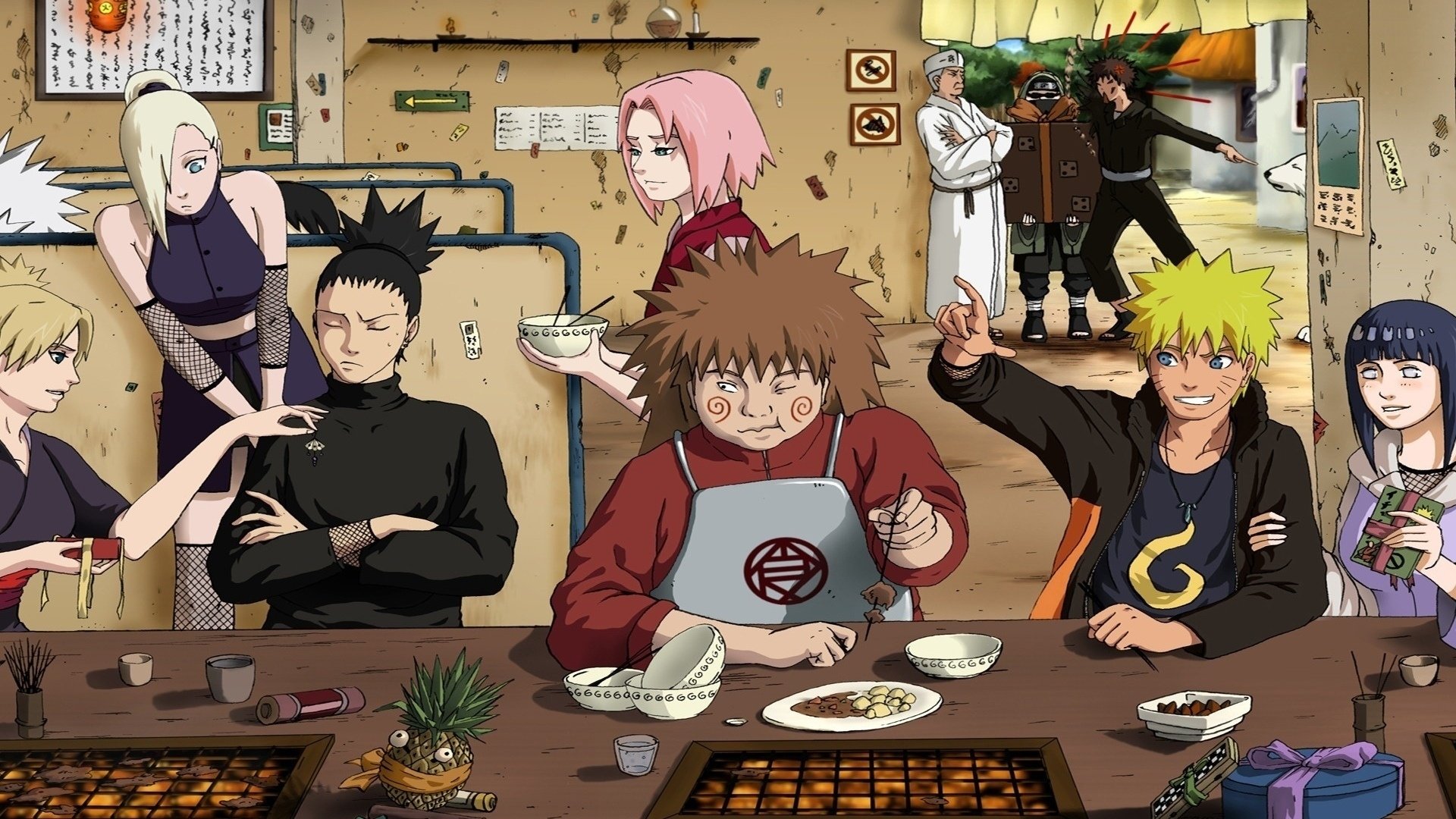 动漫,经典动漫,火影忍者,插画,木叶,儿童桌面专用