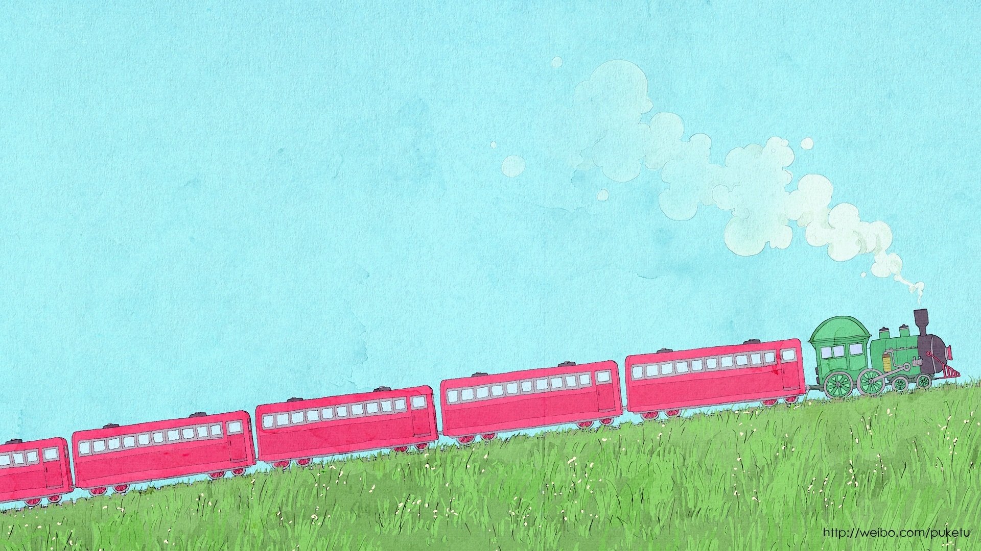 动漫,插画,手绘,原创,扑克兔,儿童桌面专用