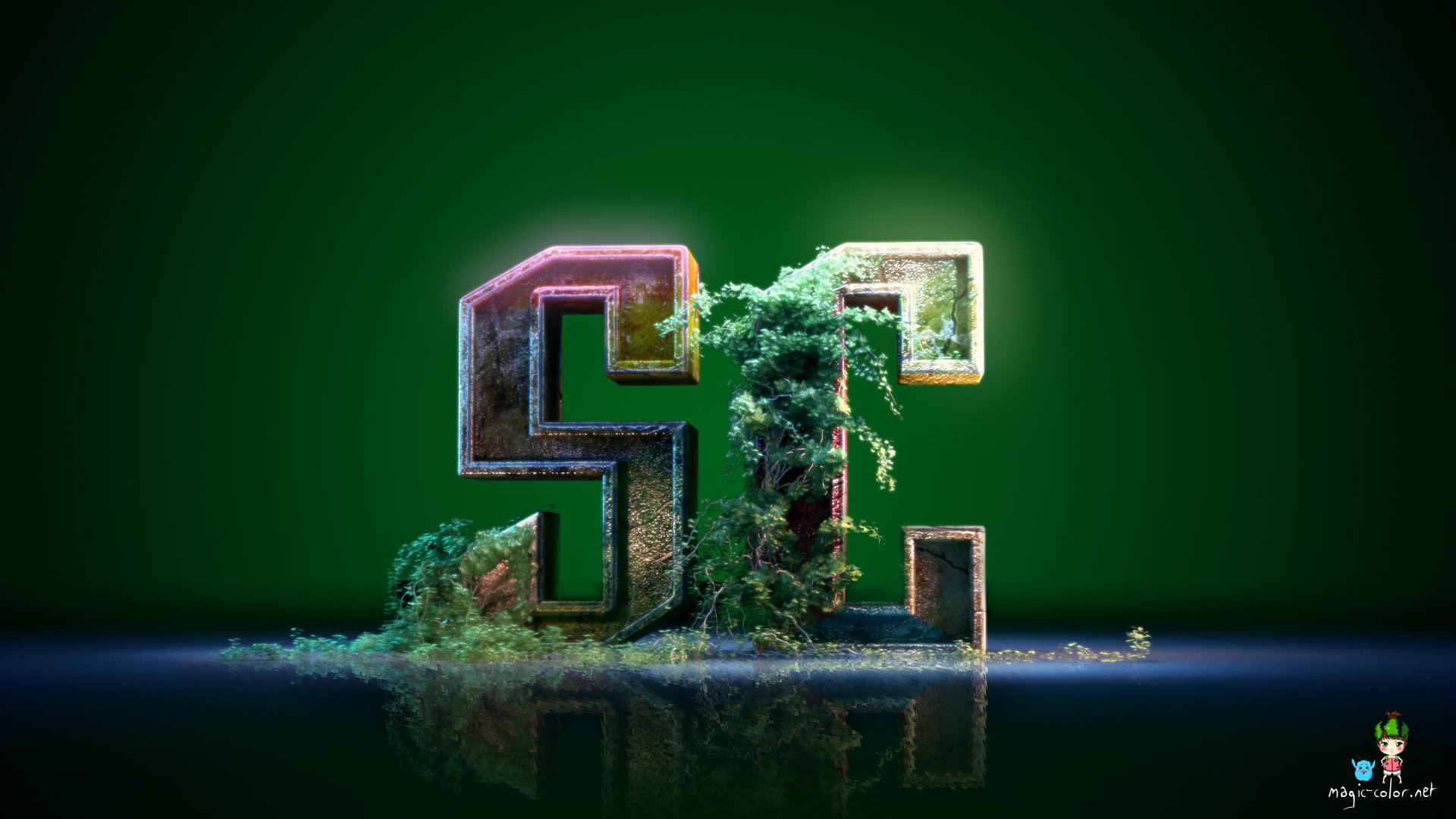 卡通,插画,创意,3D,儿童桌面专用