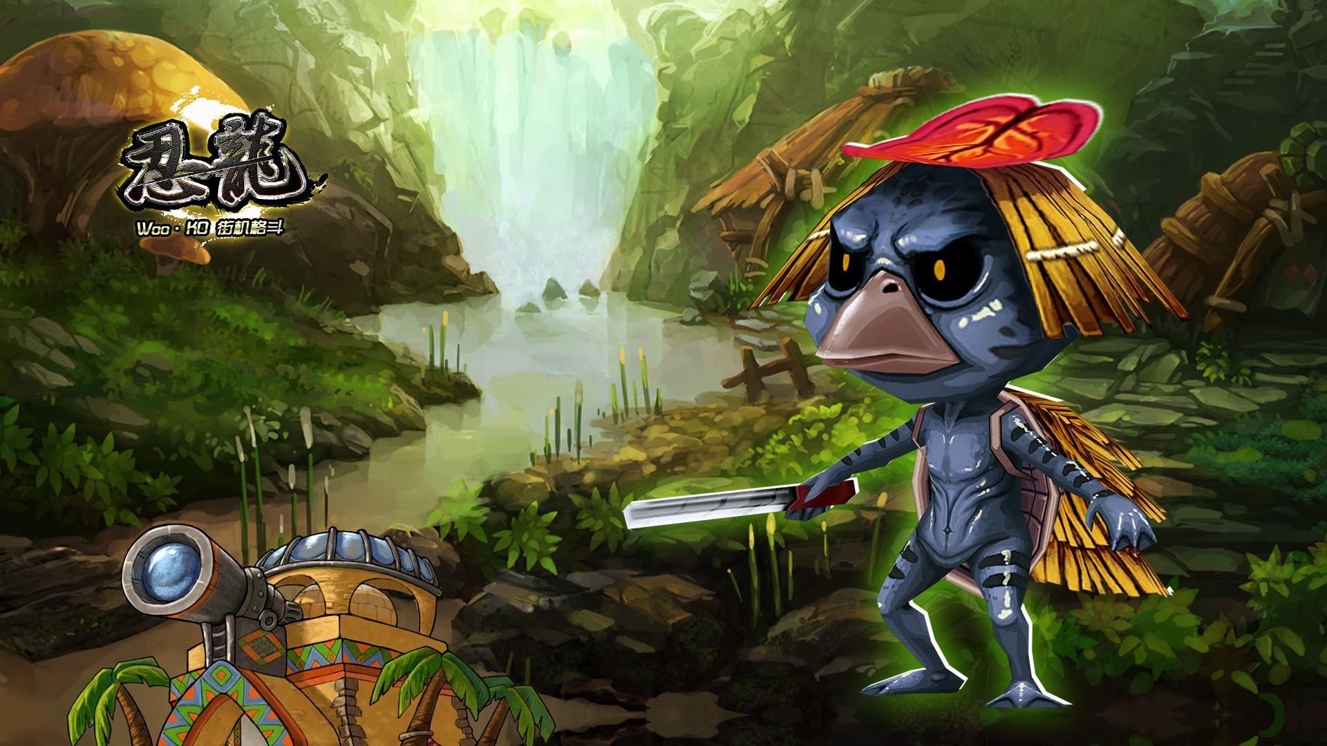 游戏,角色,插画,忍龙