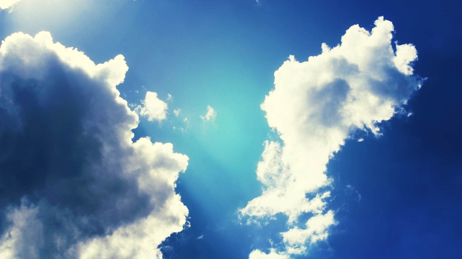 小清新,清新淡雅,蓝天白云,2月6日,儿童桌面专用