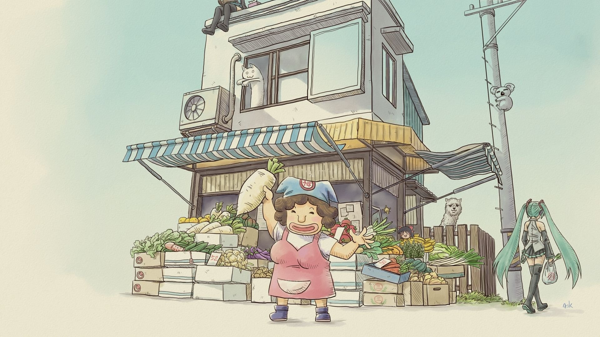 动漫,插画,手绘,卡通,东方,儿童桌面专用