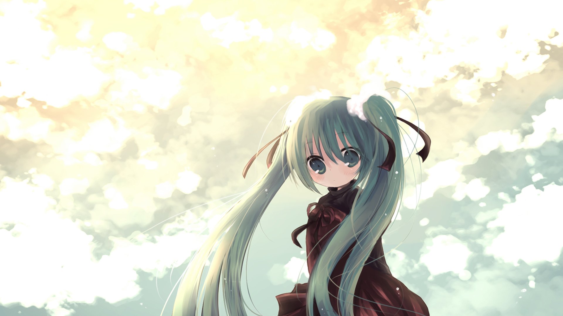 动漫,初音,动漫少女,萝莉,可爱,儿童桌面专用