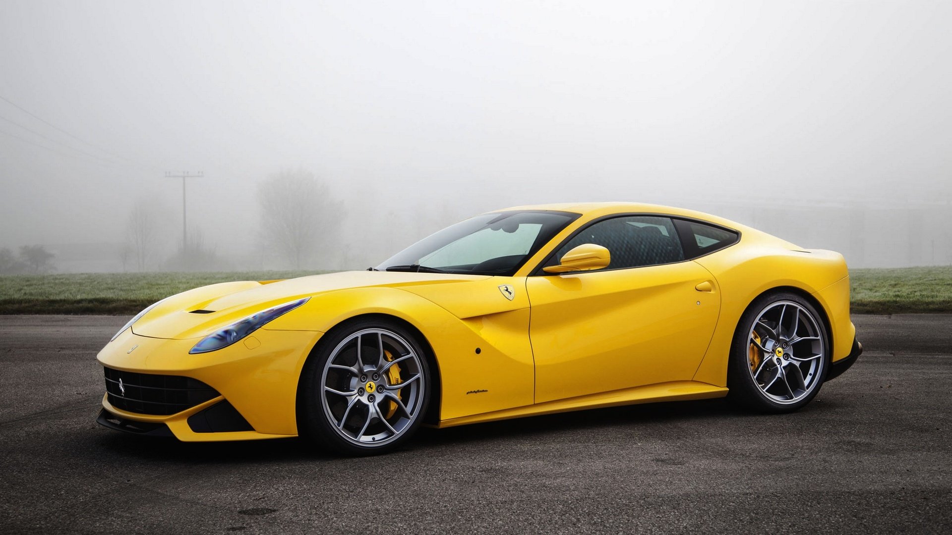 汽车,超跑,法拉利,612,黄色,儿童桌面专用