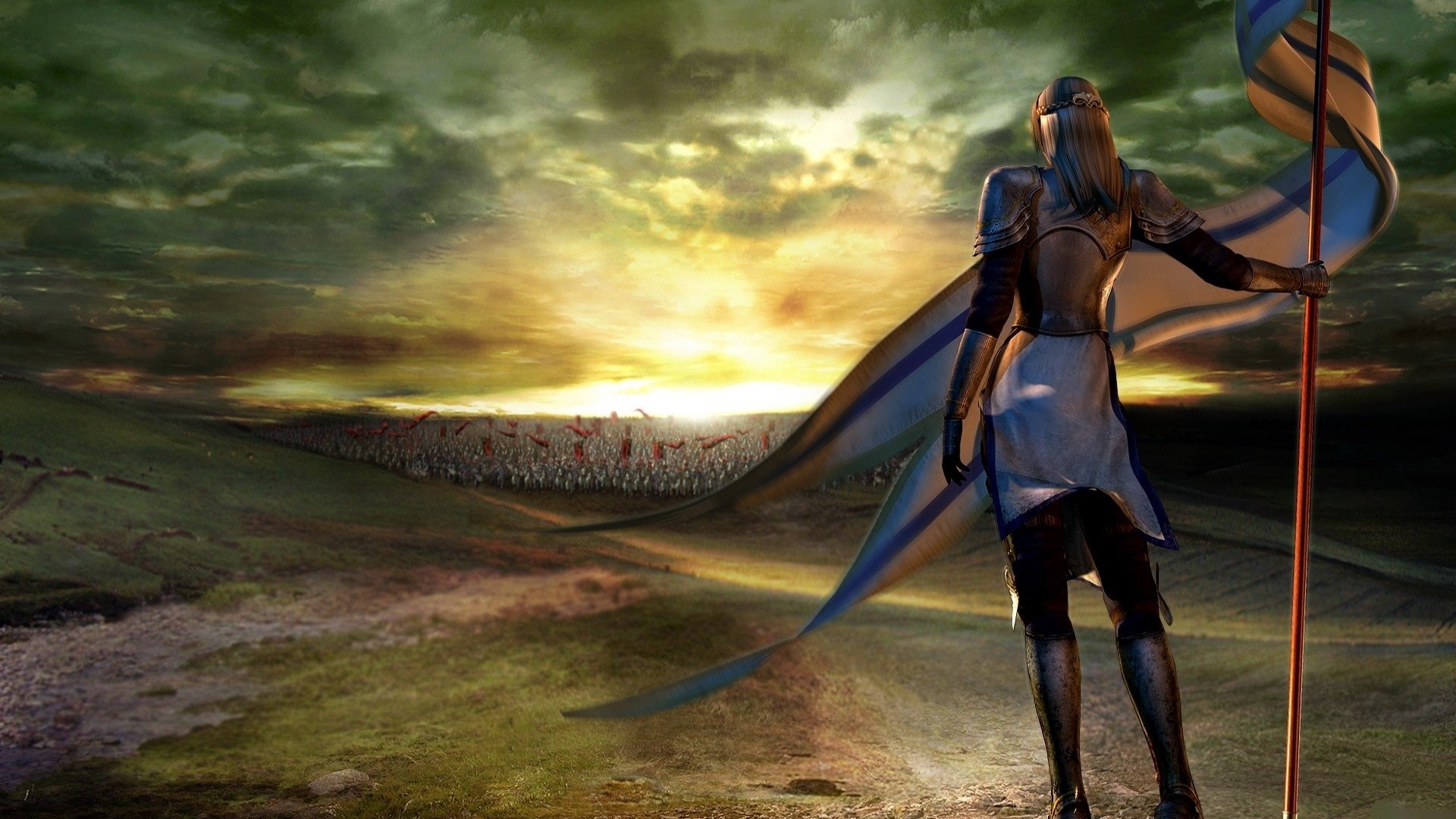 游戏,插画,Cg图,长剑风暴