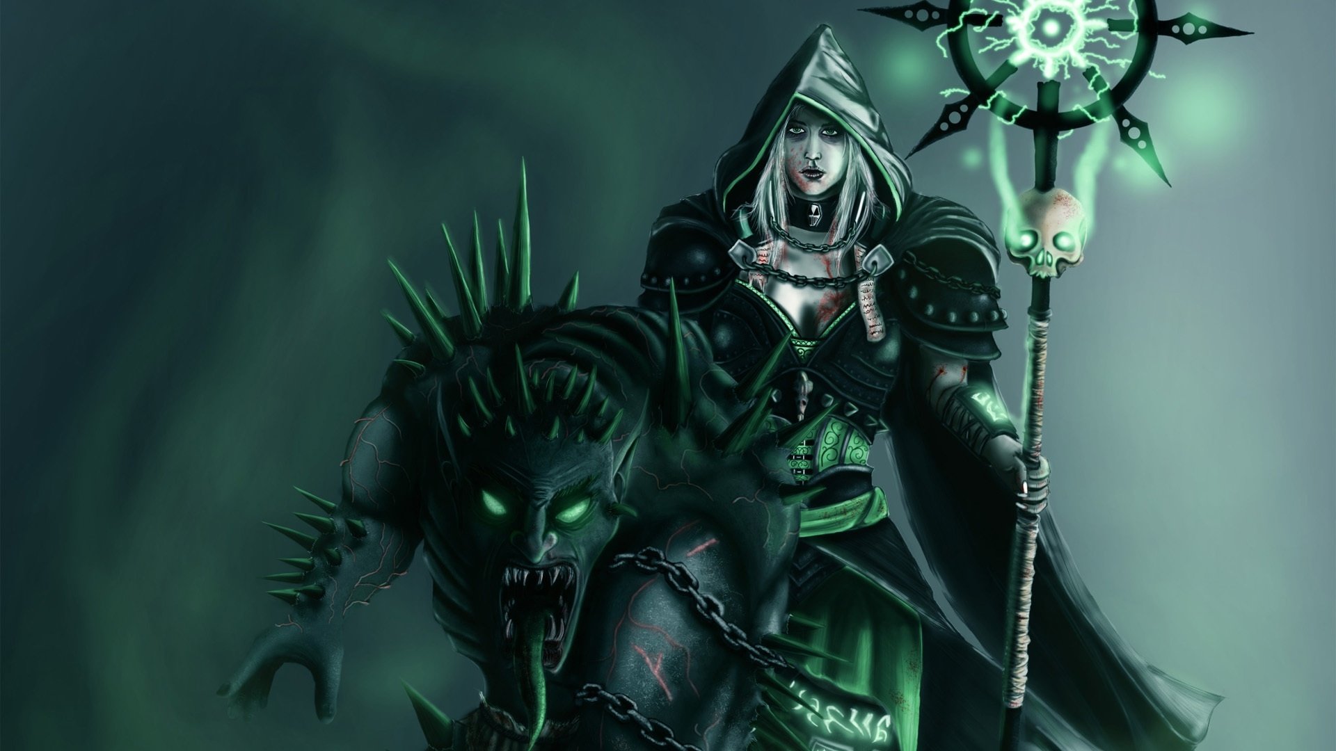 游戏,游戏美女,死灵法师