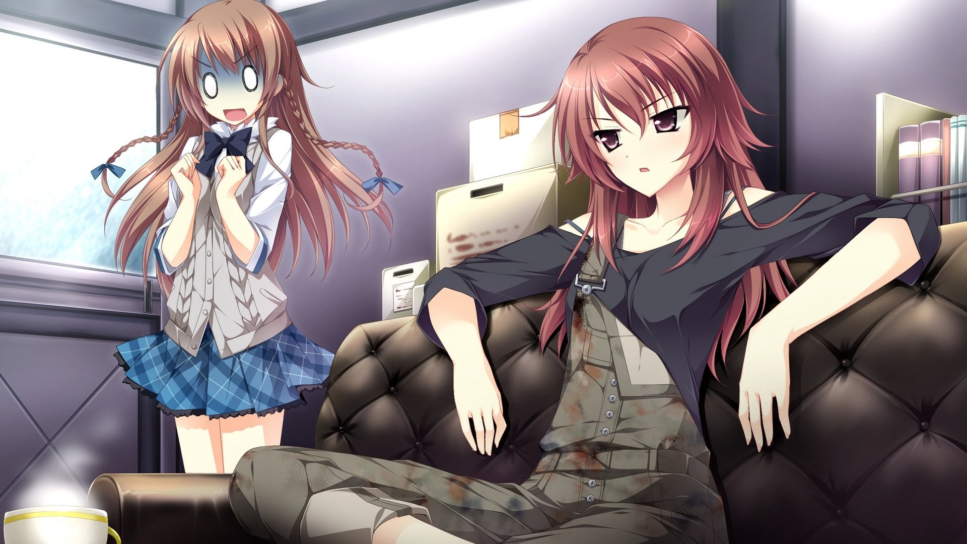 动漫,动漫少女,插画,乙女,儿童桌面专用