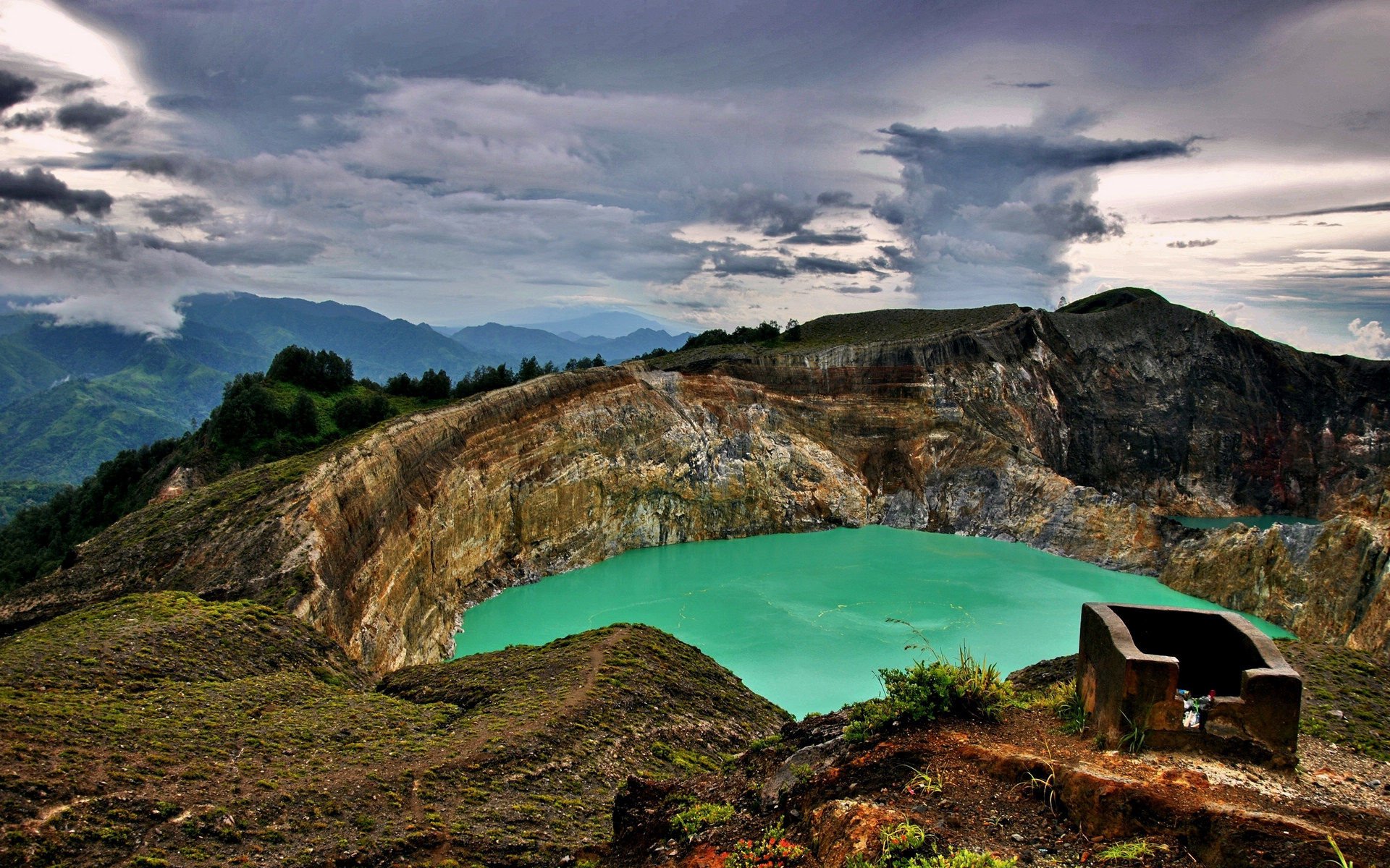 火山,湖面,风景,风光,美景,旅游,自然,儿童桌面专用