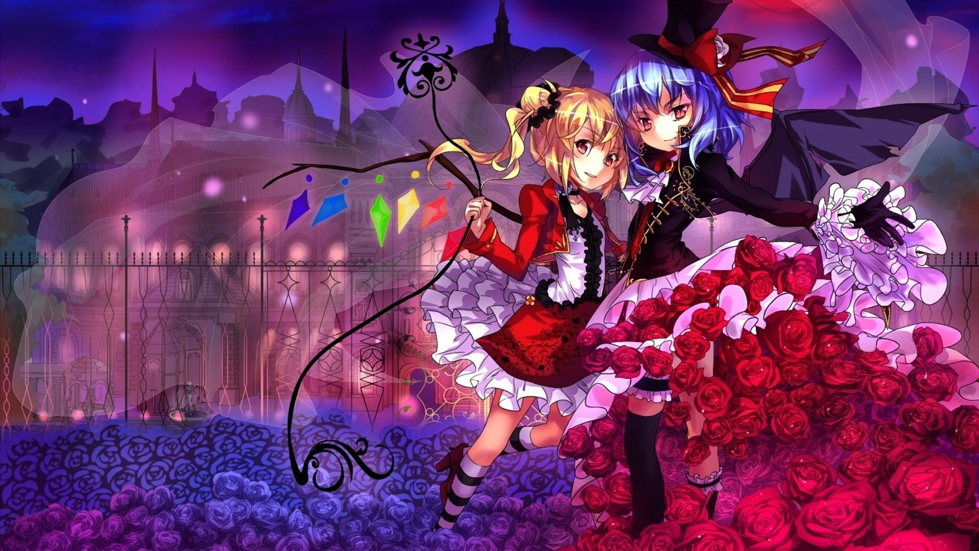 动漫,动漫少女,萝莉,十字架与吸血鬼,儿童桌面专用