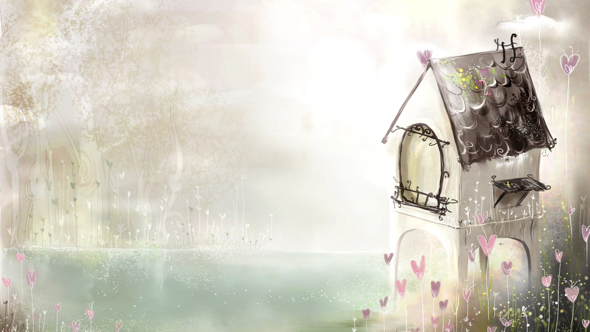 小清新,清新淡雅,手绘,2月15日,儿童桌面专用