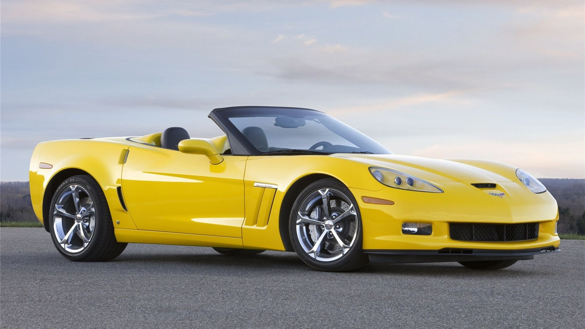 汽车,超跑,通用,克尔维特,黄色,儿童桌面专用