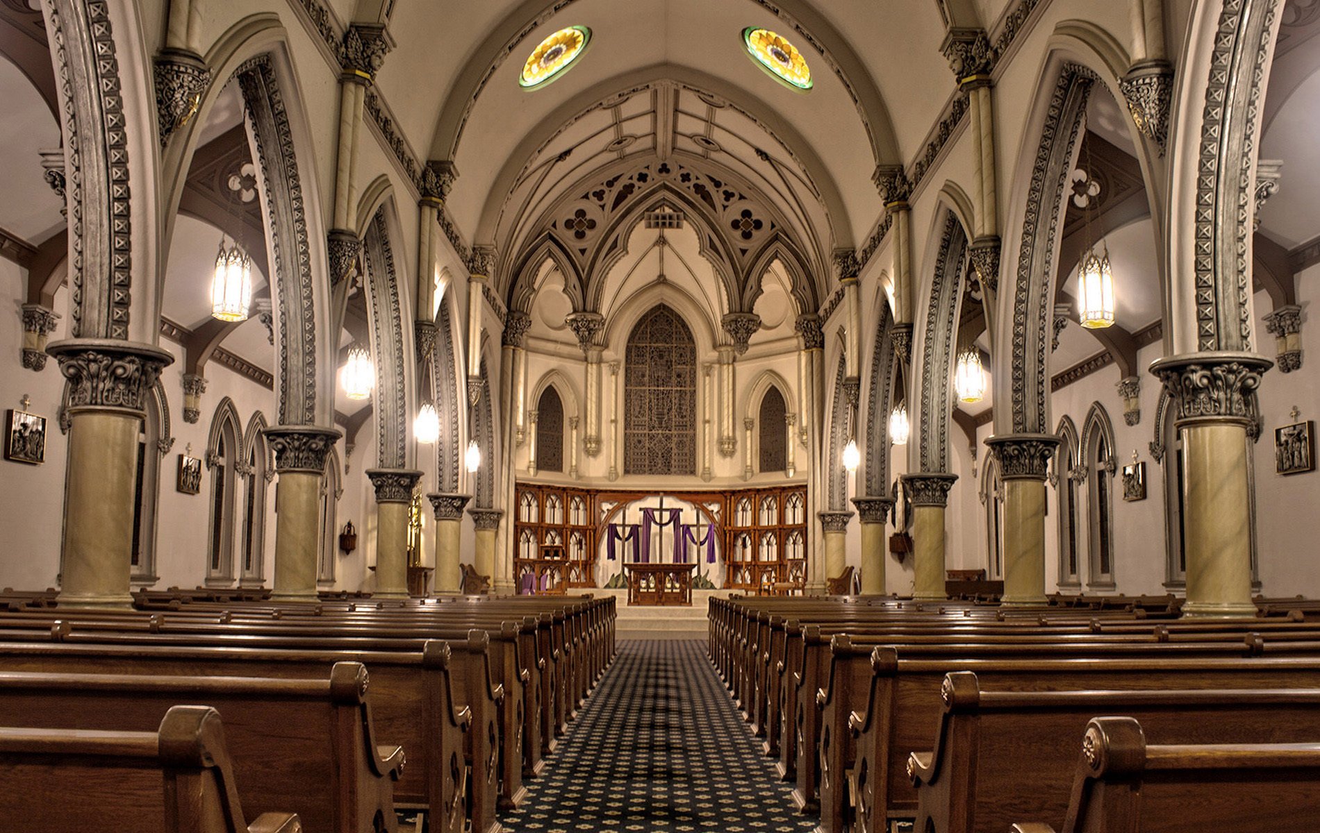 教堂,大教堂,壮丽,神圣,开阔,梦幻,儿童桌面专用