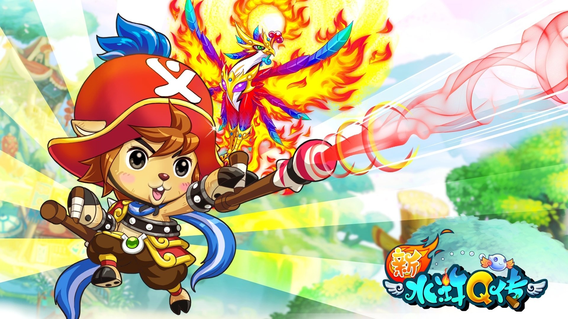 游戏,插画,Cg图,水浒Q传