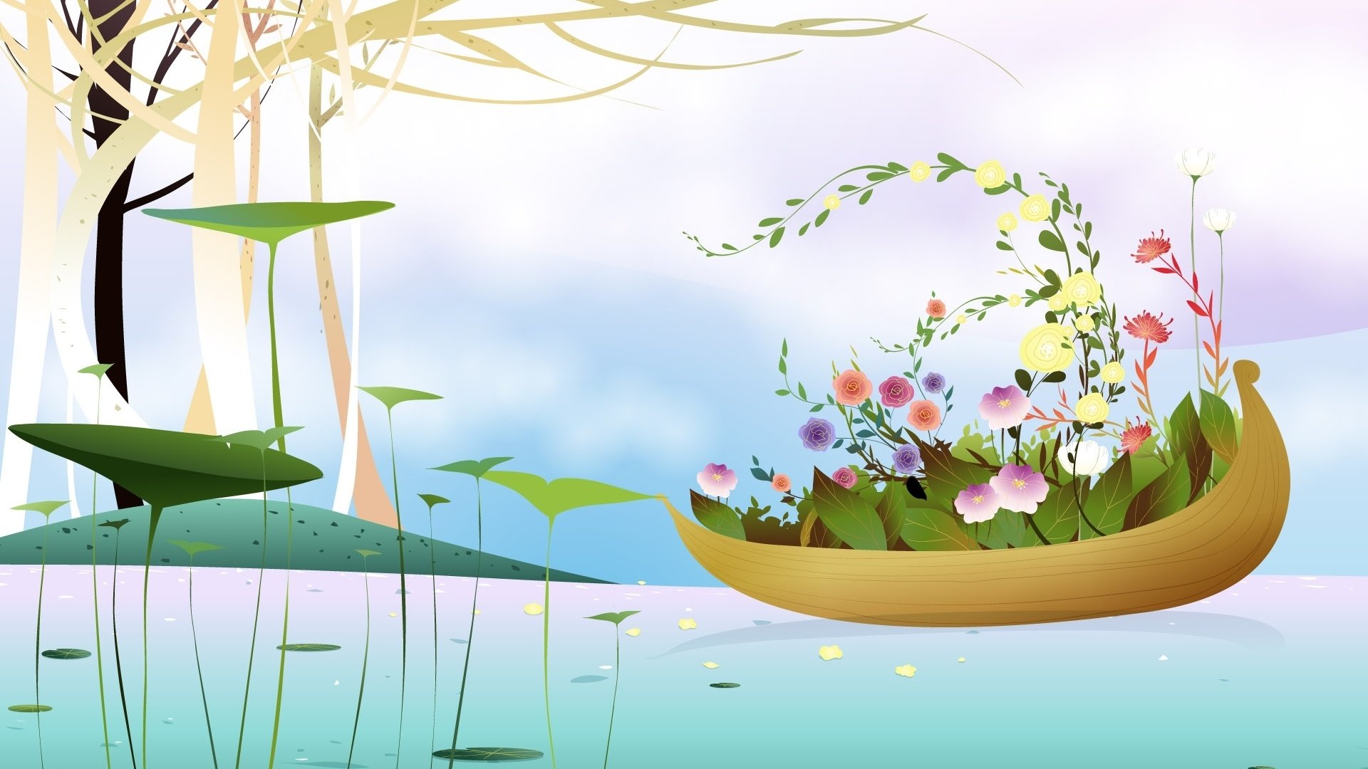 动漫,插画,手绘,清新,卡通,儿童桌面专用