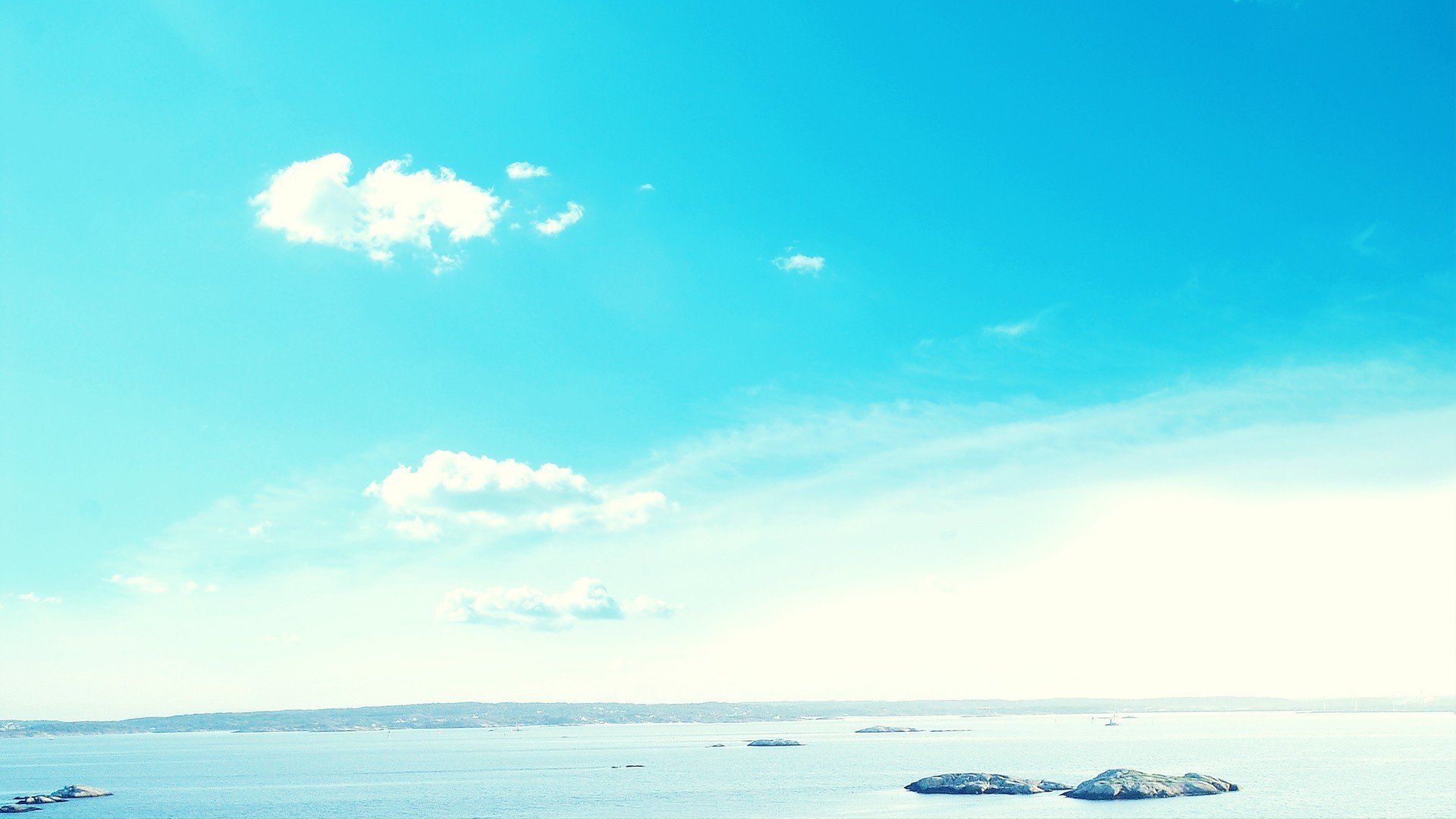 小清新,清新淡雅,蓝天白云,2月28日,儿童桌面专用