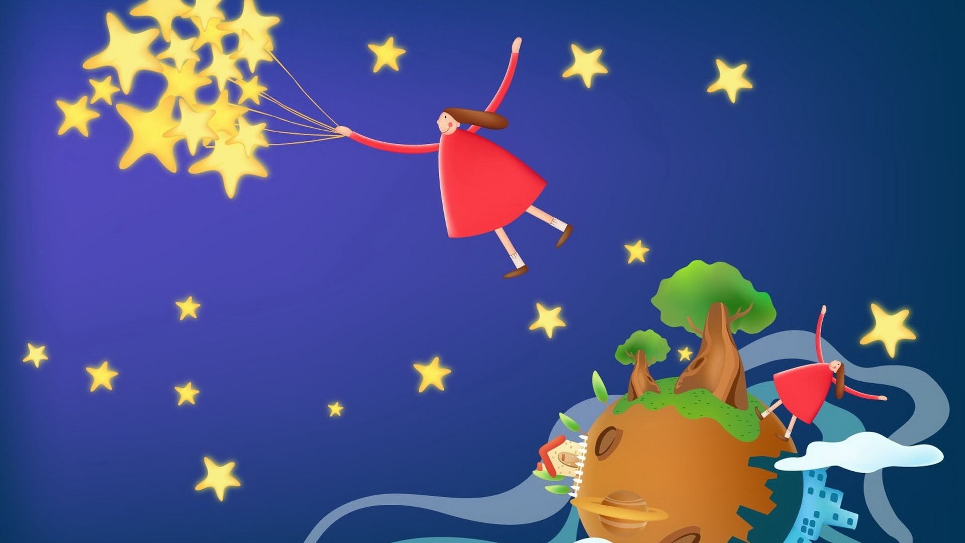 动漫,卡通,插画,原创,儿童桌面专用